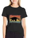 Retro Red Panda T-Shirt
