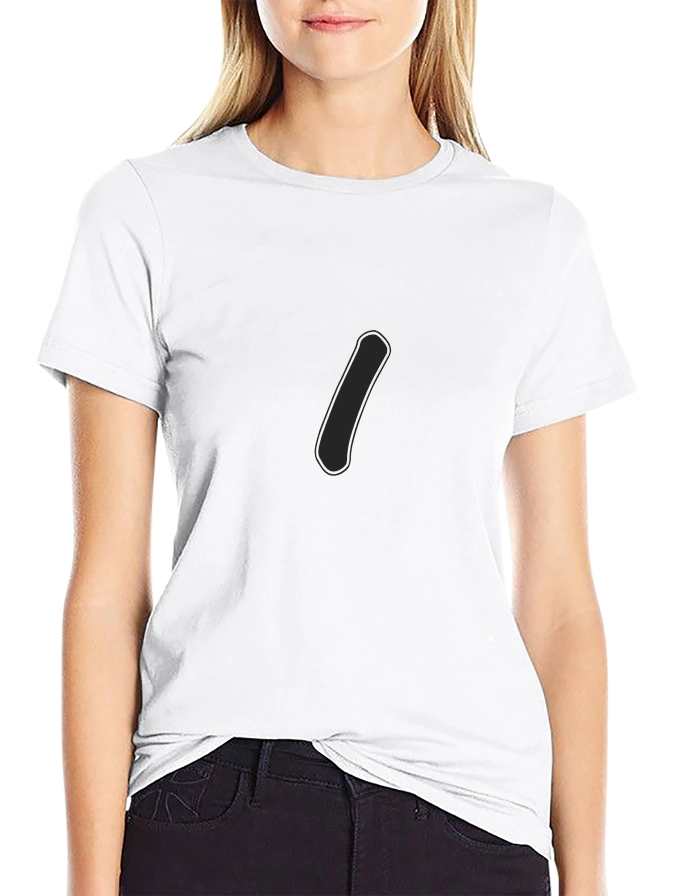 Mens Black Crew Neck Short Sleeve T-Shirt