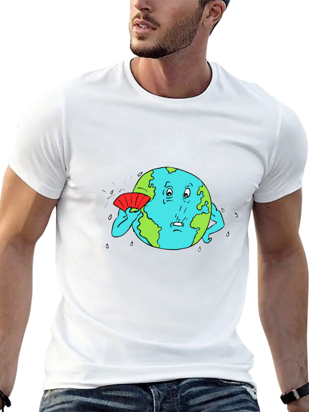 Earth Day Graphic T-Shirt - Climate Change Awareness