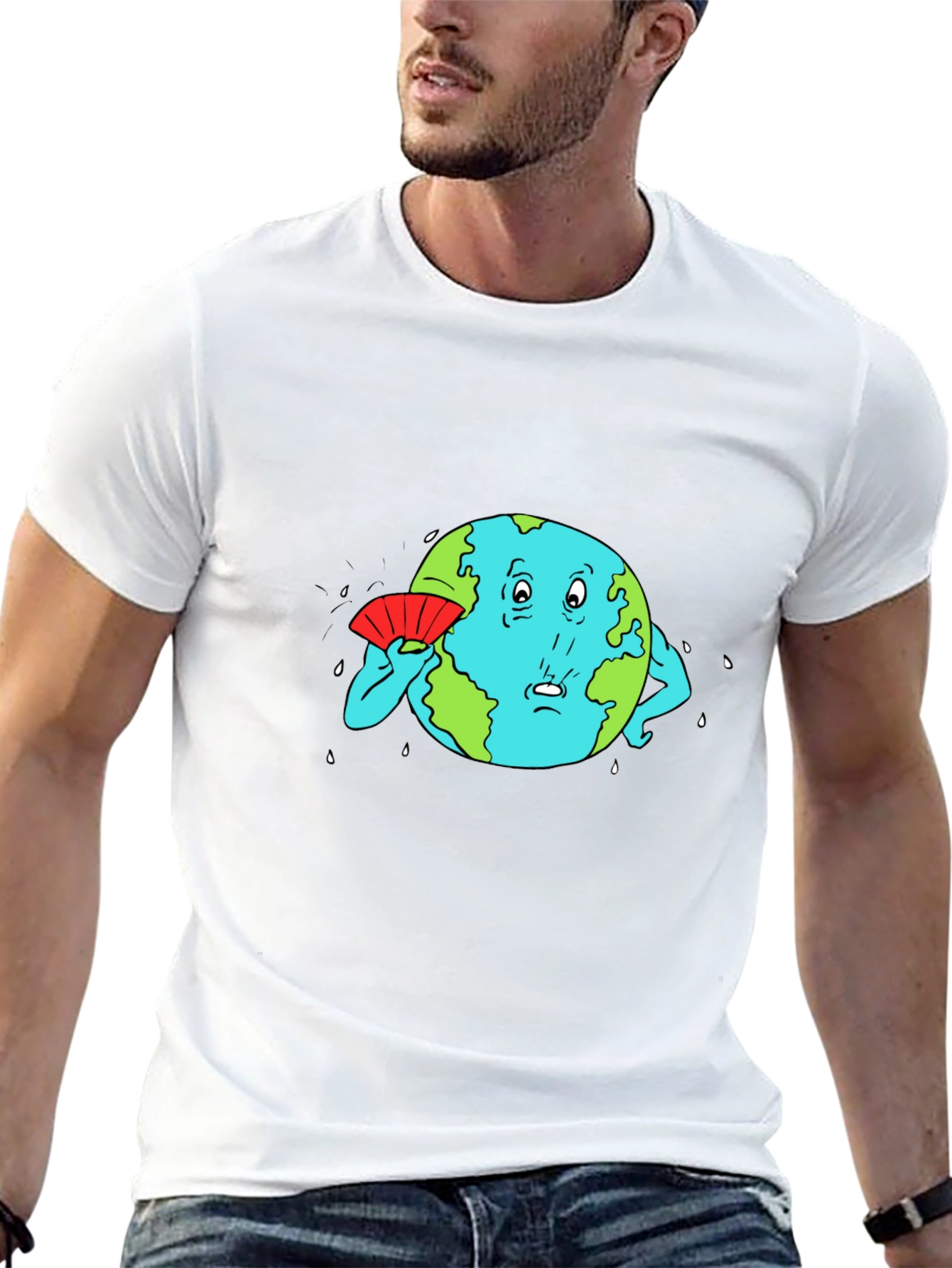 Earth Day Graphic T-Shirt - Climate Change Awareness