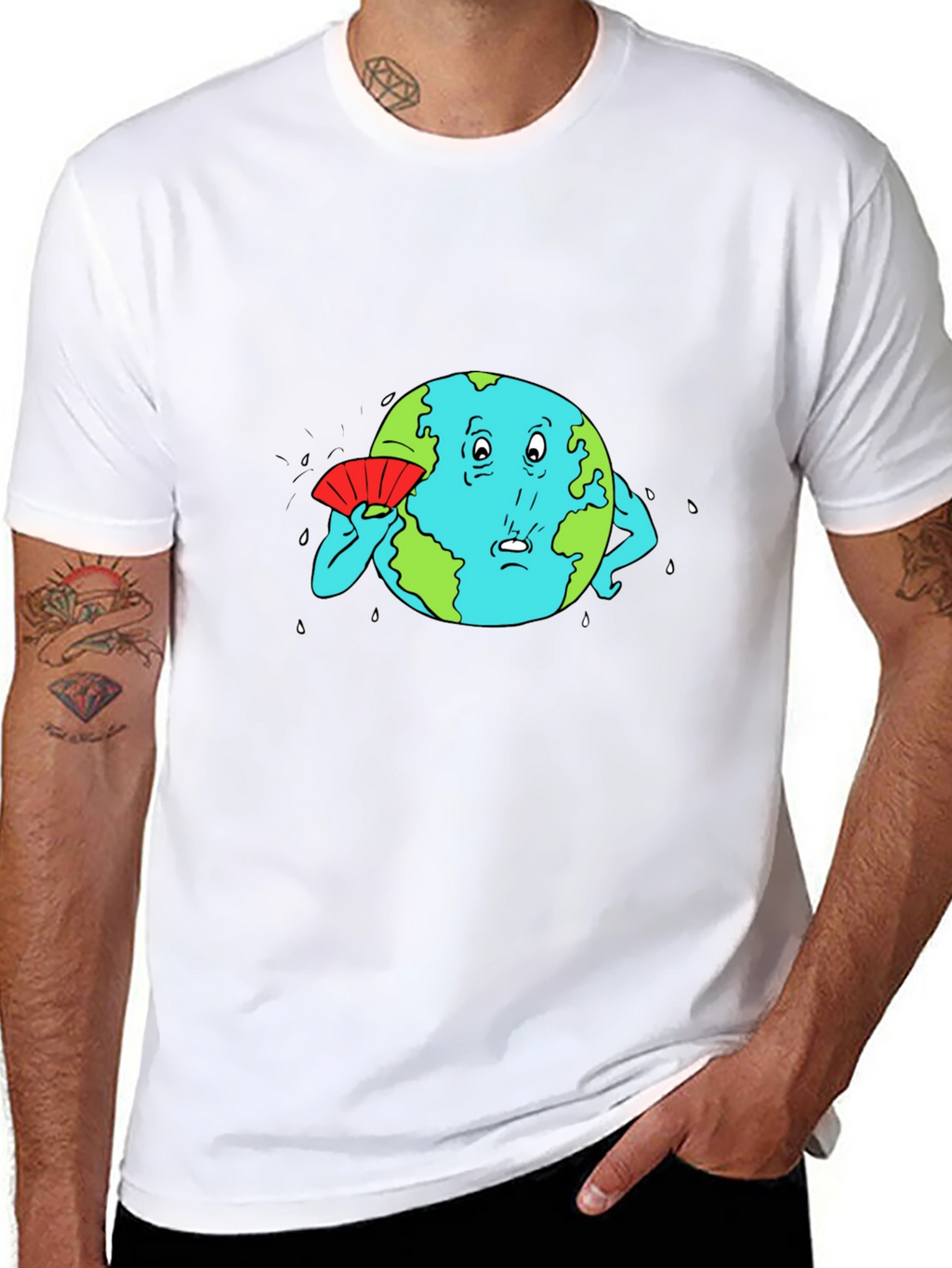 Earth Day Graphic T-Shirt - Climate Change Awareness