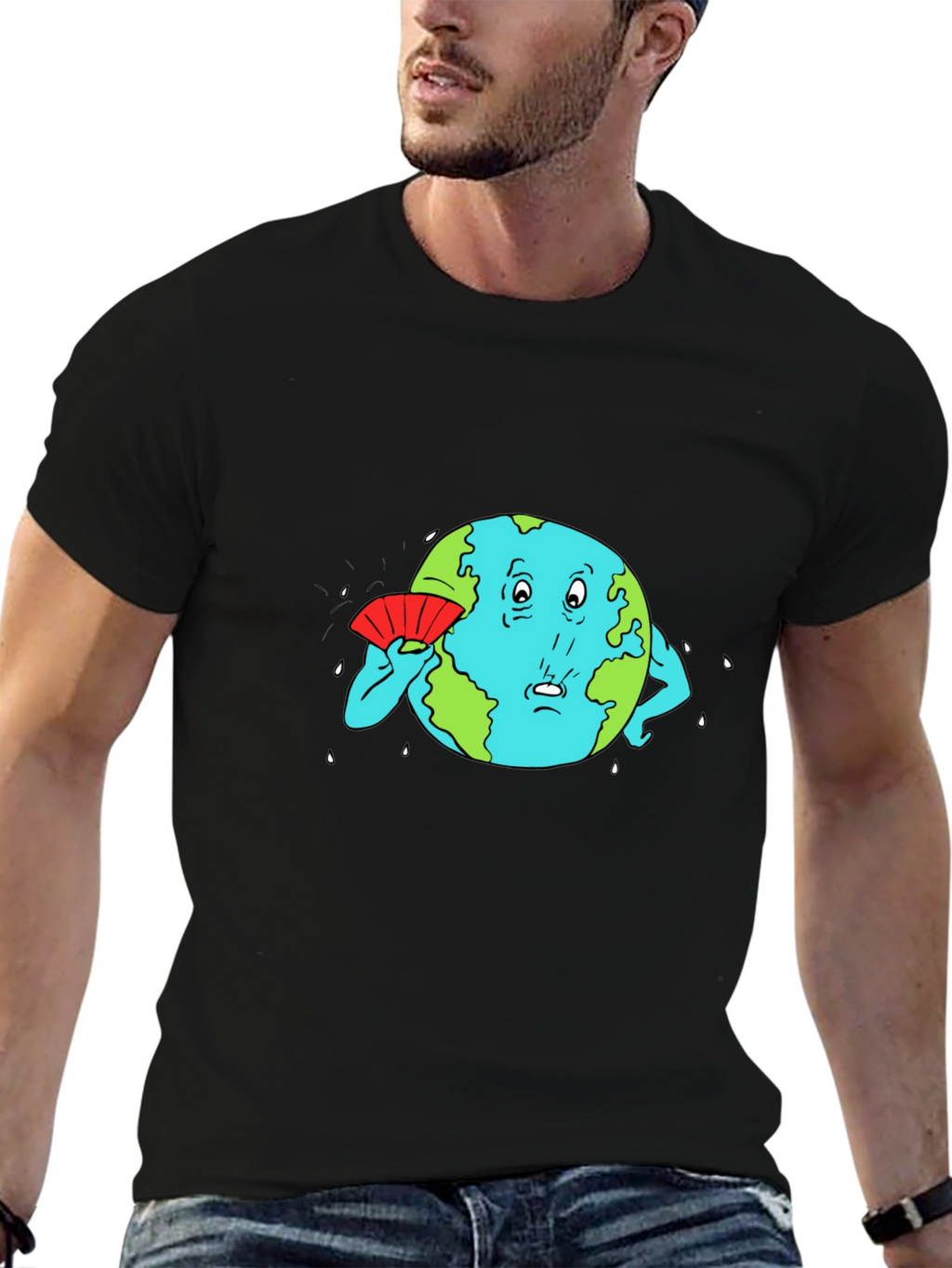 Earth Day Graphic T-Shirt - Climate Change Awareness