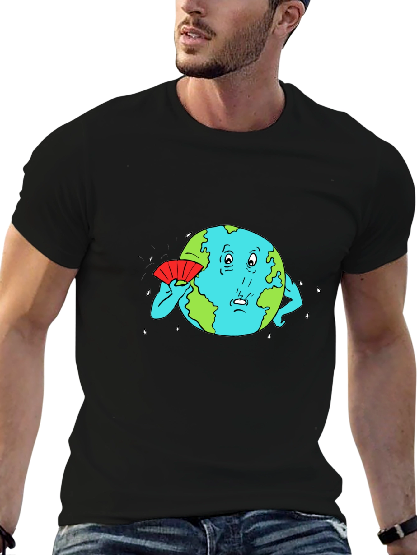 Earth Day Graphic T-Shirt - Climate Change Awareness