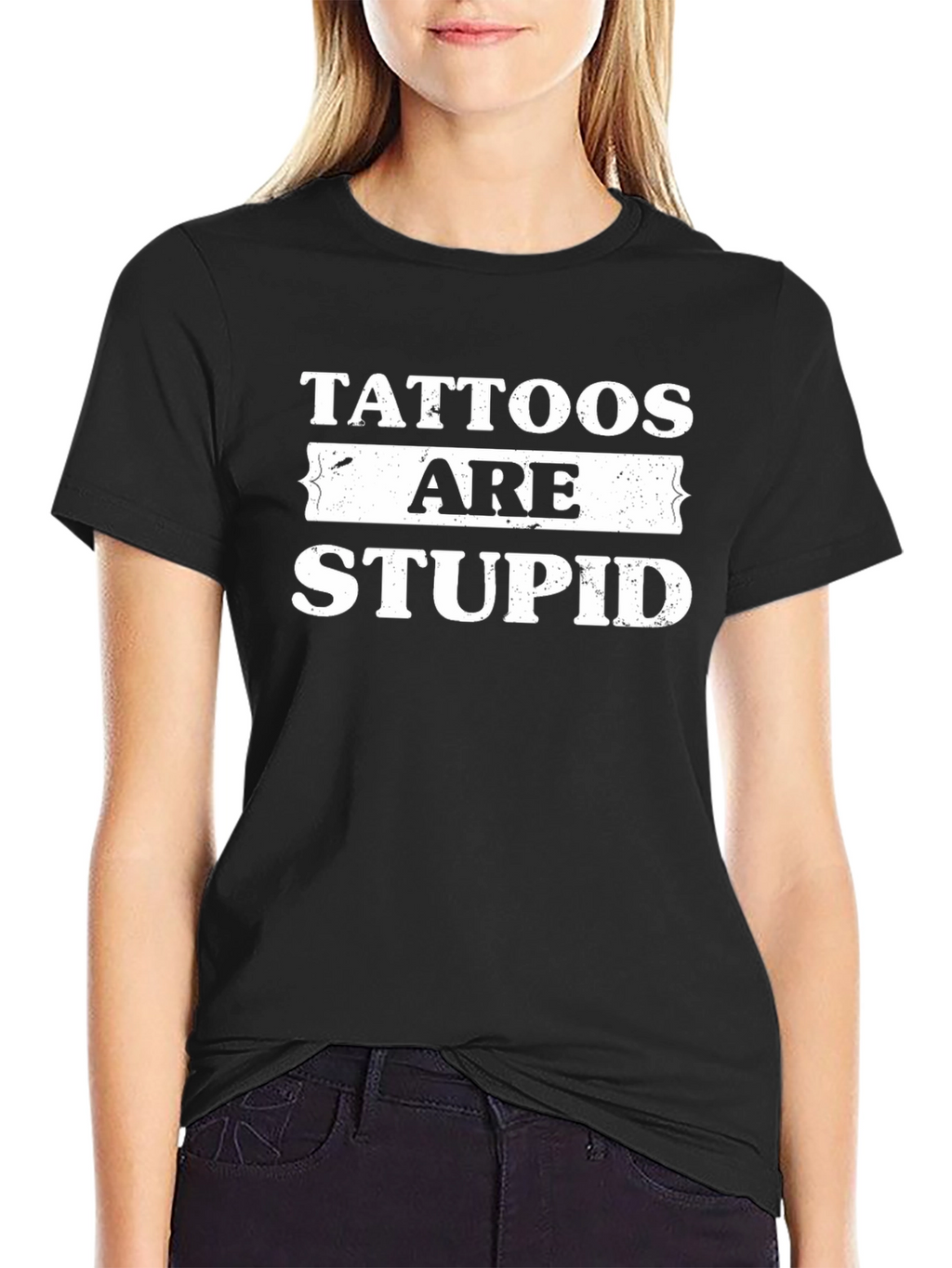 Tattoos Are Stupid Graphic T-Shirt