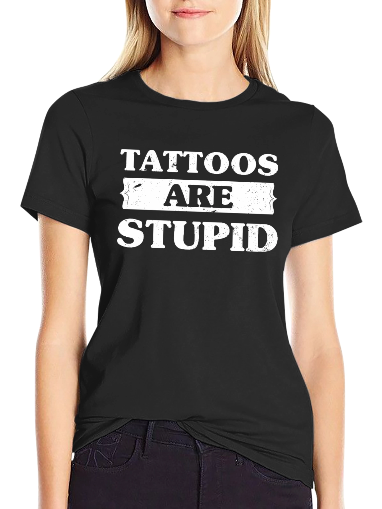 Tattoos Are Stupid Graphic T-Shirt
