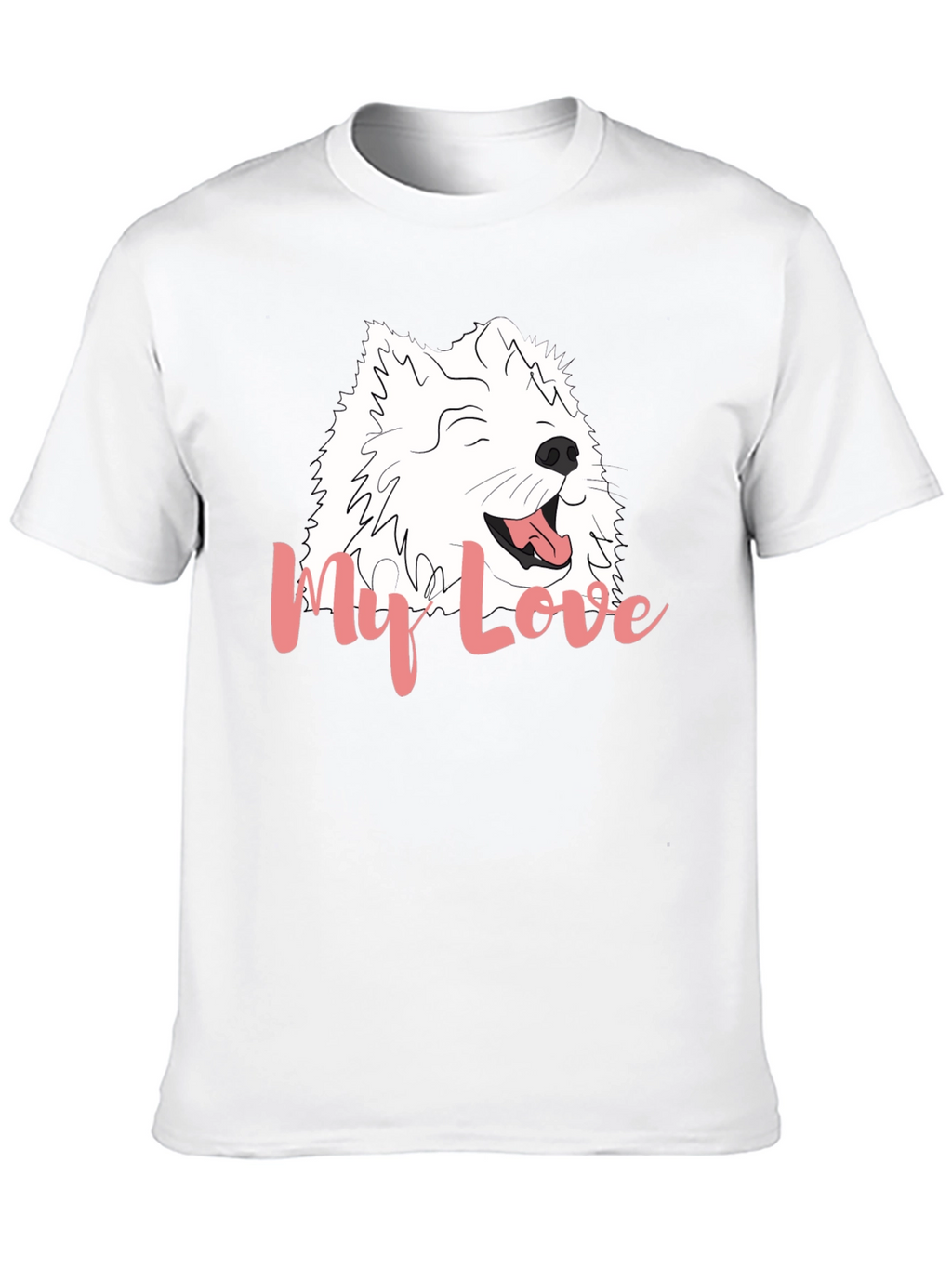 My Love Dog Graphic Black T-Shirt
