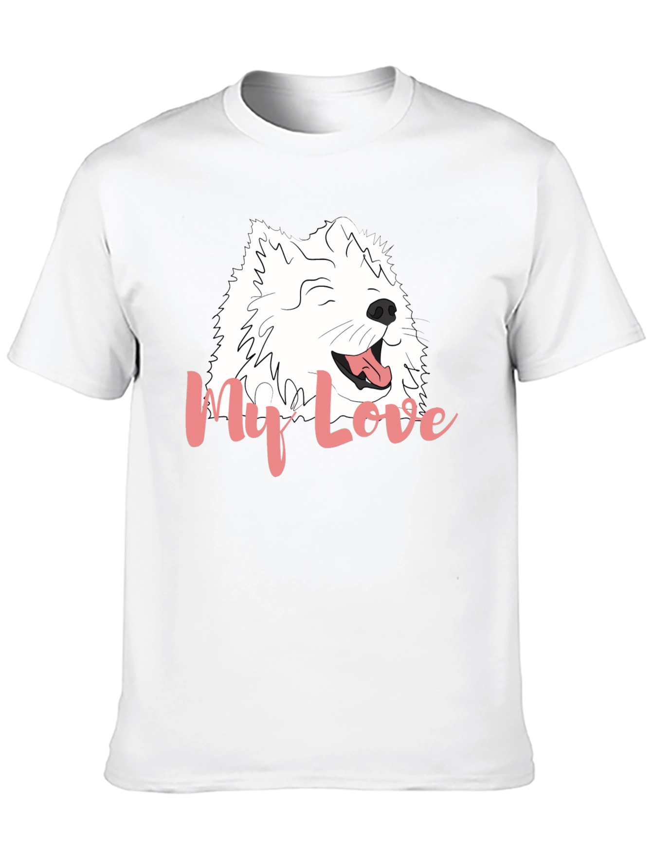 My Love Dog Graphic Black T-Shirt