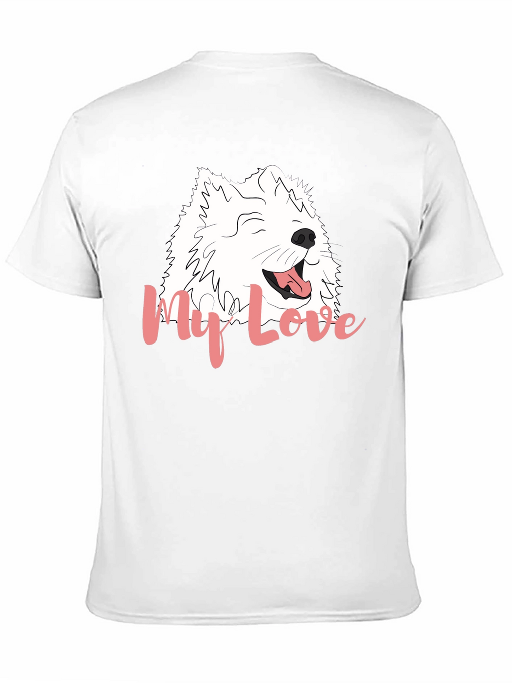My Love Dog Graphic Black T-Shirt