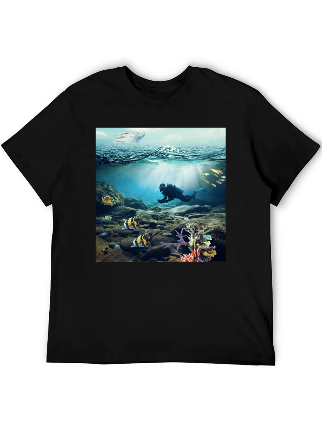 Scuba Diver T-Shirt: Underwater Adventure Tee