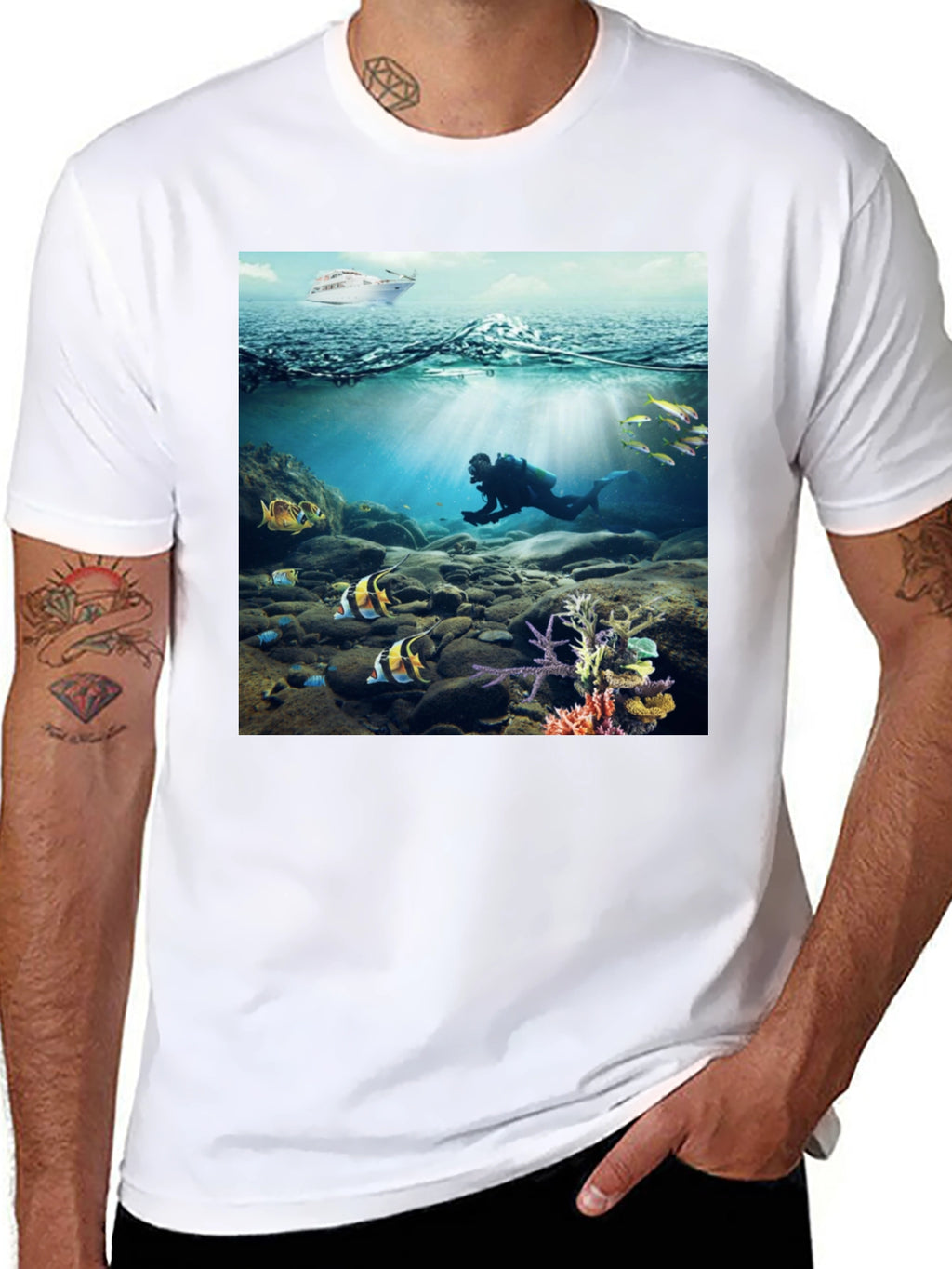 Scuba Diver T-Shirt: Underwater Adventure Tee