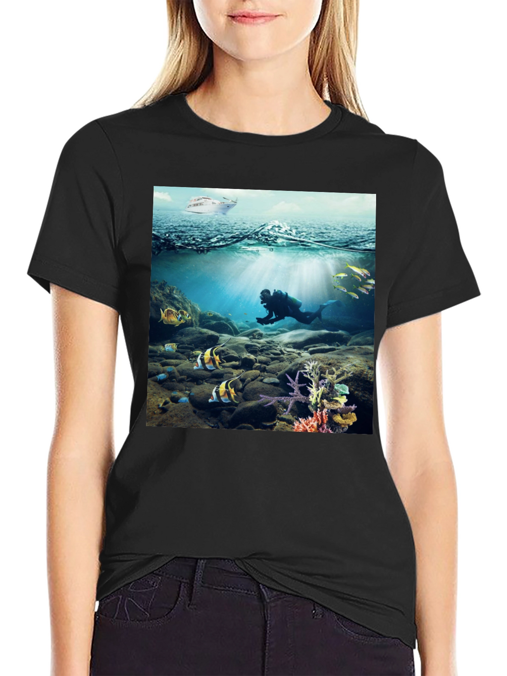 Scuba Diver T-Shirt: Underwater Adventure Tee