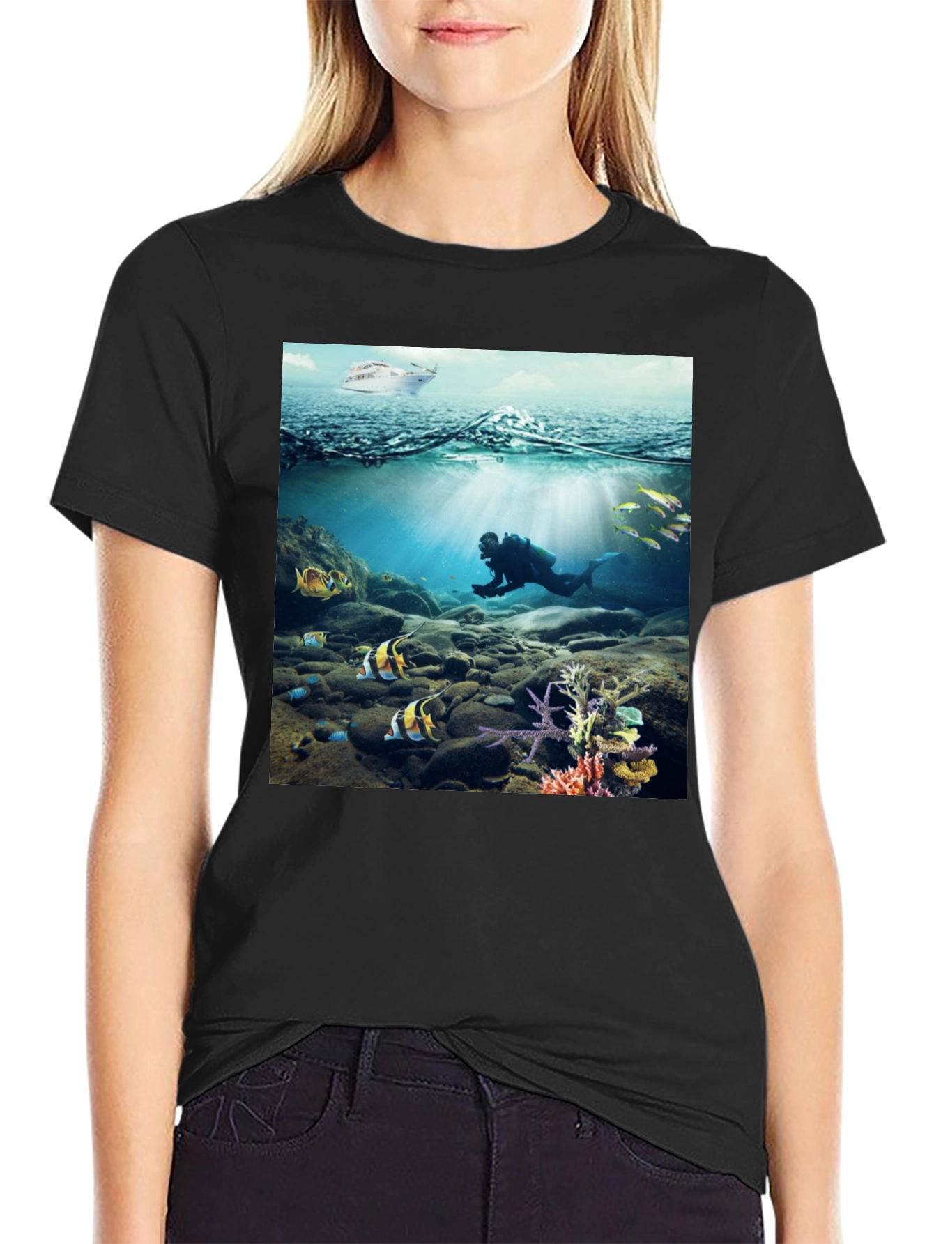 Scuba Diver T-Shirt: Underwater Adventure Tee