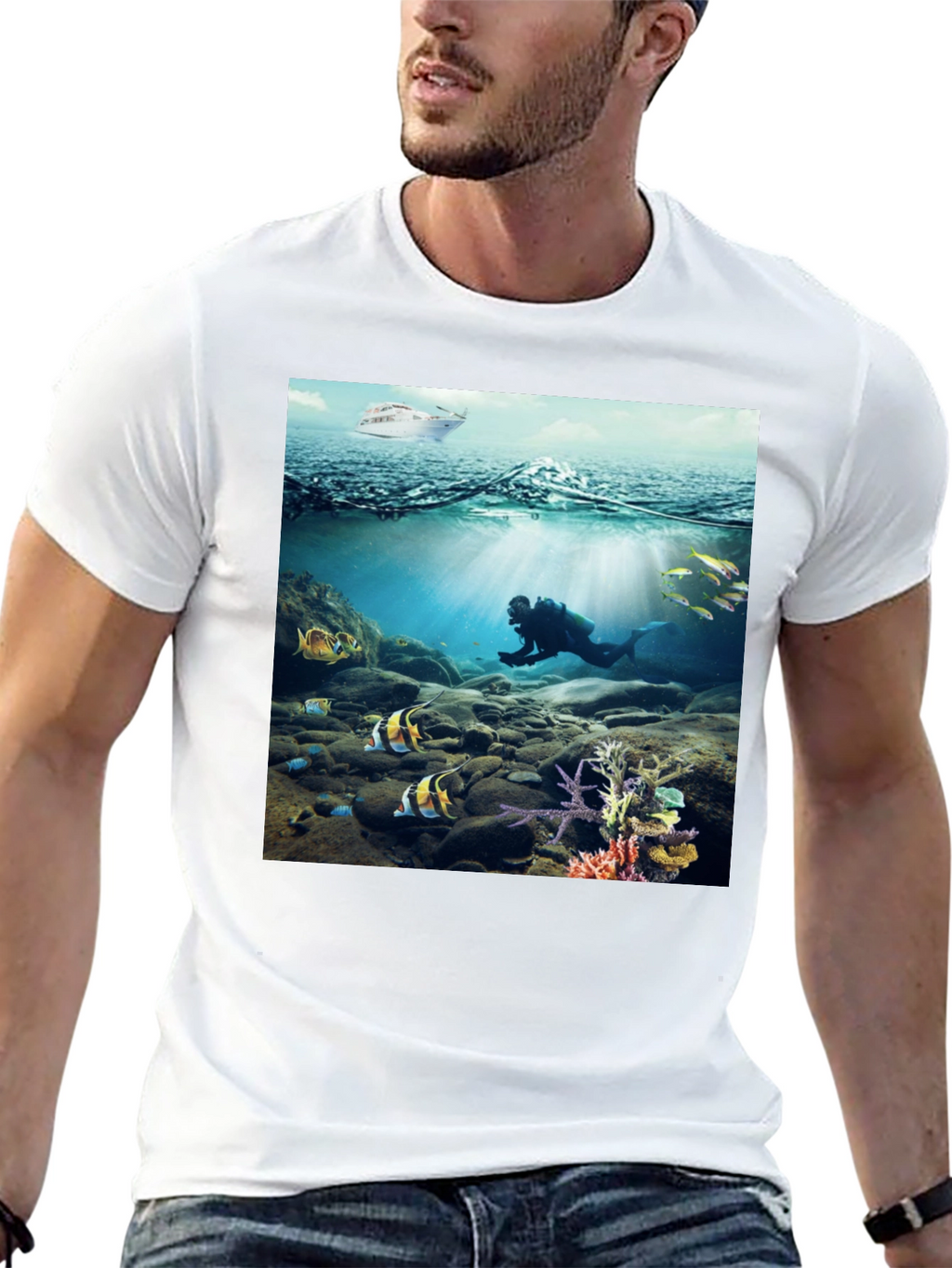 Scuba Diver T-Shirt: Underwater Adventure Tee