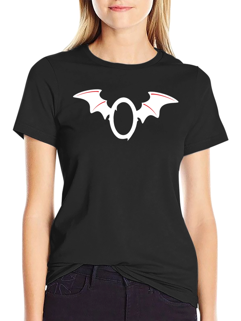 Bat Wing O T-Shirt - Unique Gothic Design