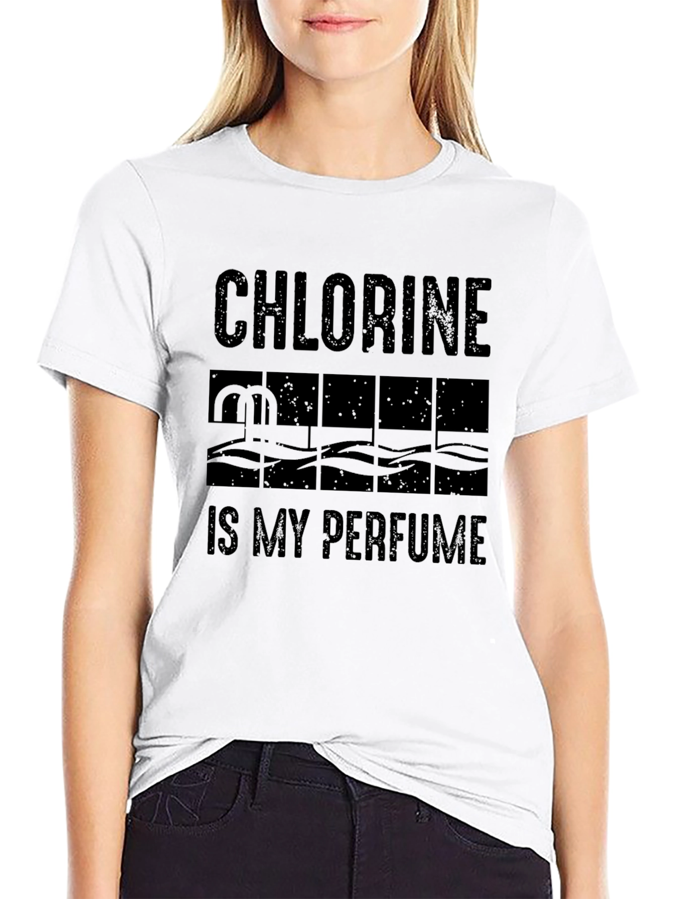 Chlorine is My Perfume T-Shirt - Swimmer Tee