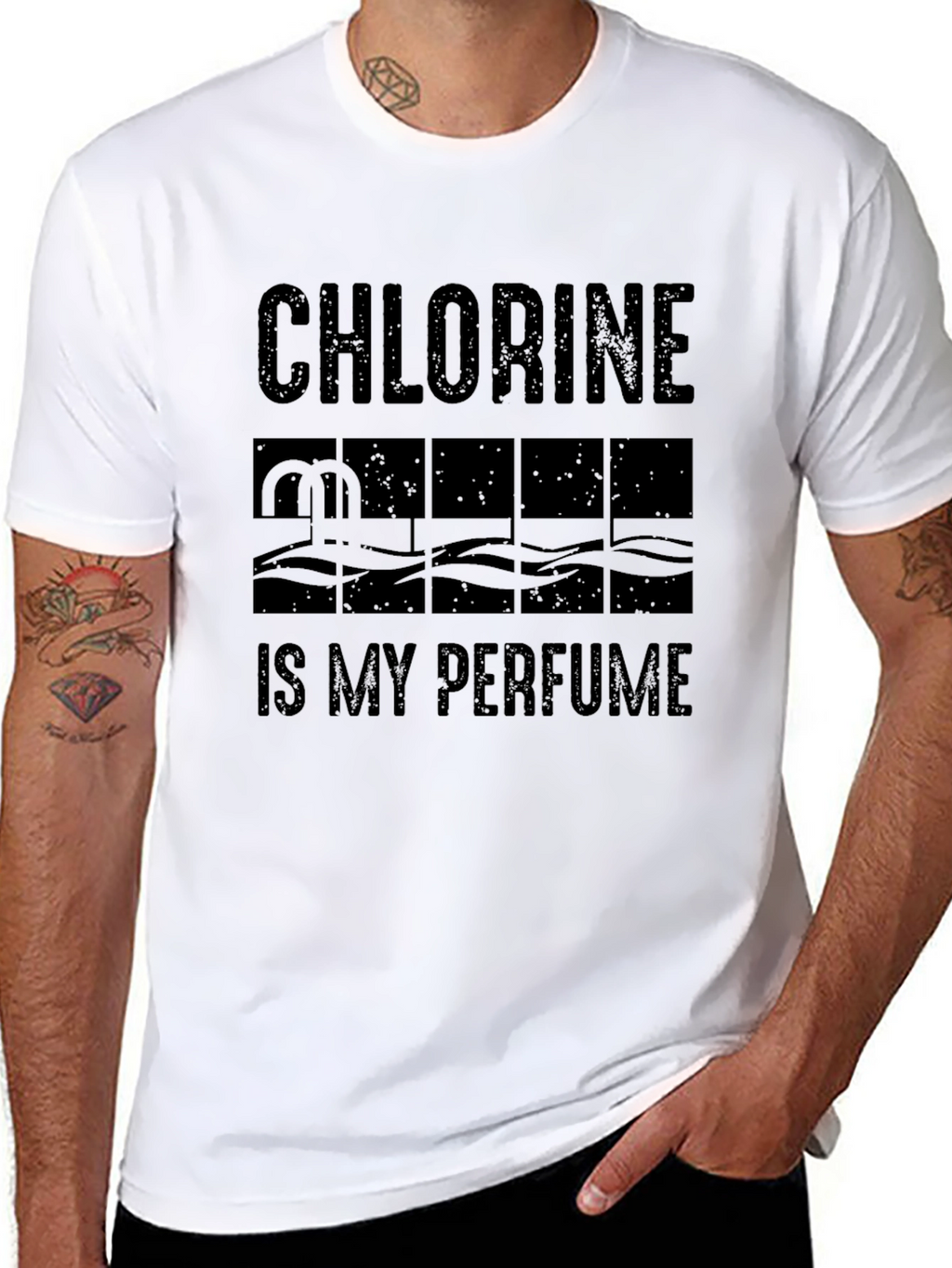 Chlorine is My Perfume T-Shirt - Swimmer Tee