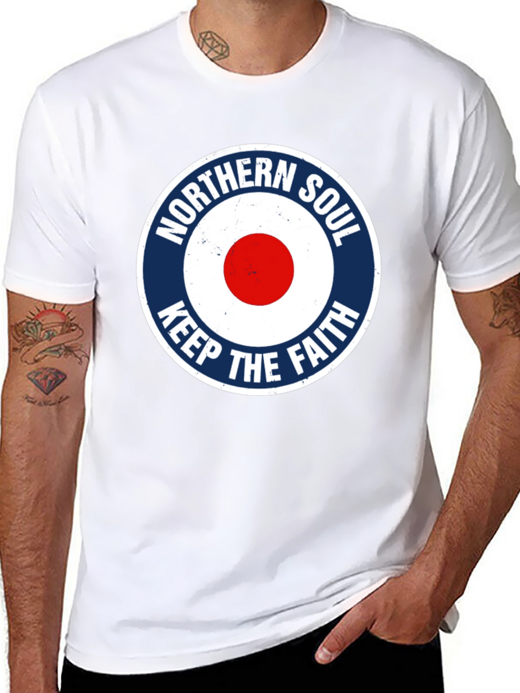 Northern Soul Keep The Faith Black T-Shirt