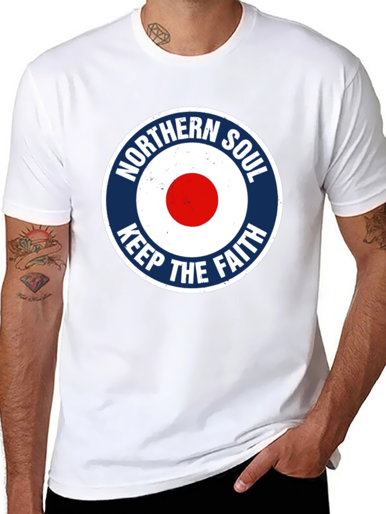 Northern Soul Keep The Faith Black T-Shirt