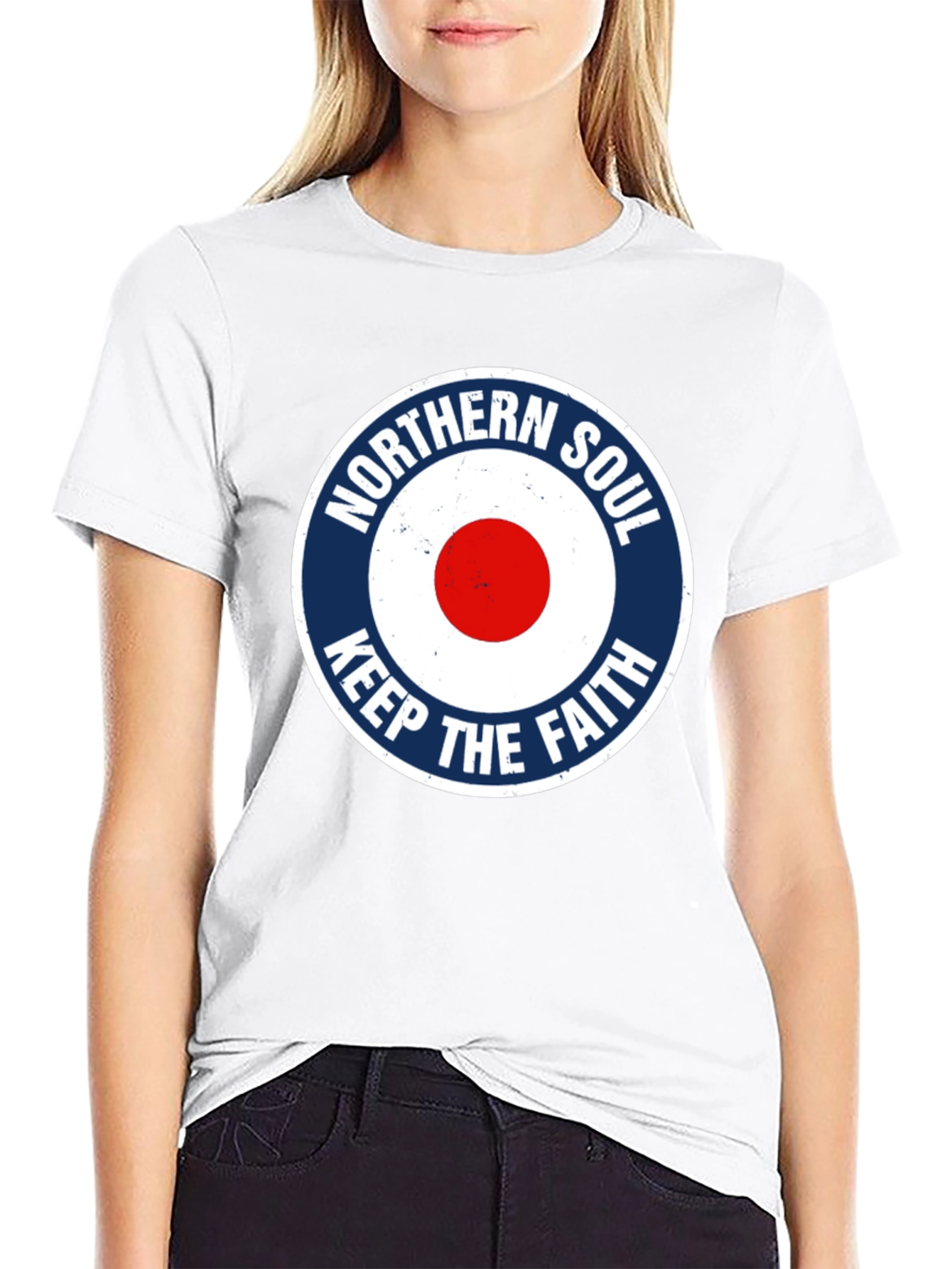Northern Soul Keep The Faith Black T-Shirt
