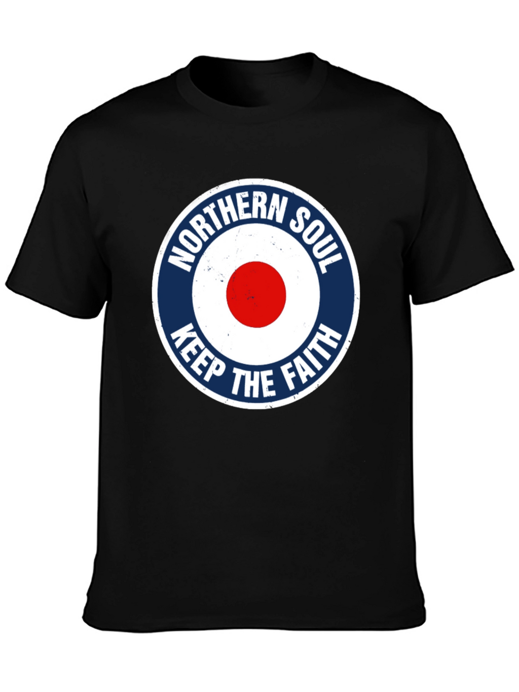 Northern Soul Keep The Faith Black T-Shirt