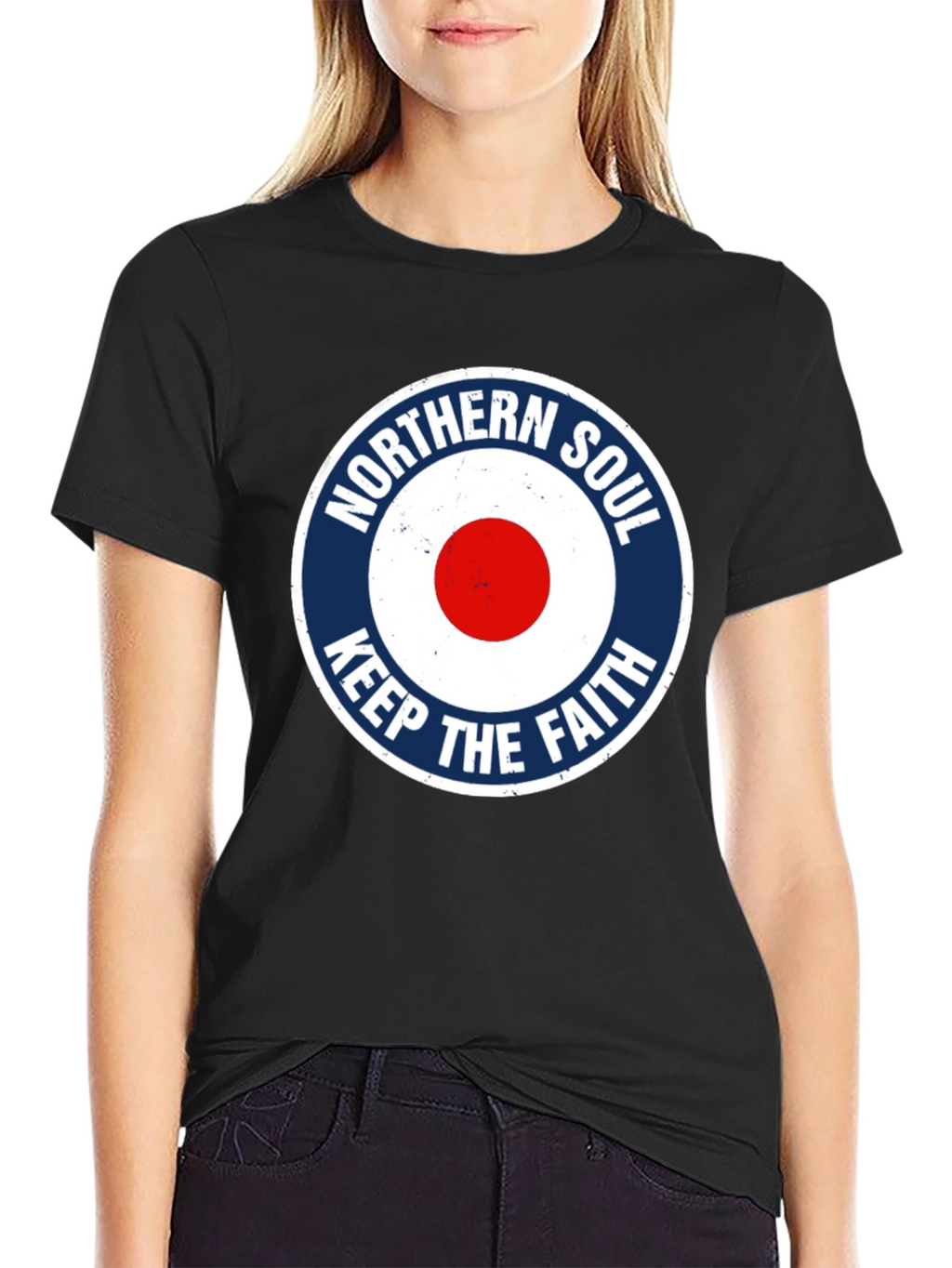 Northern Soul Keep The Faith Black T-Shirt