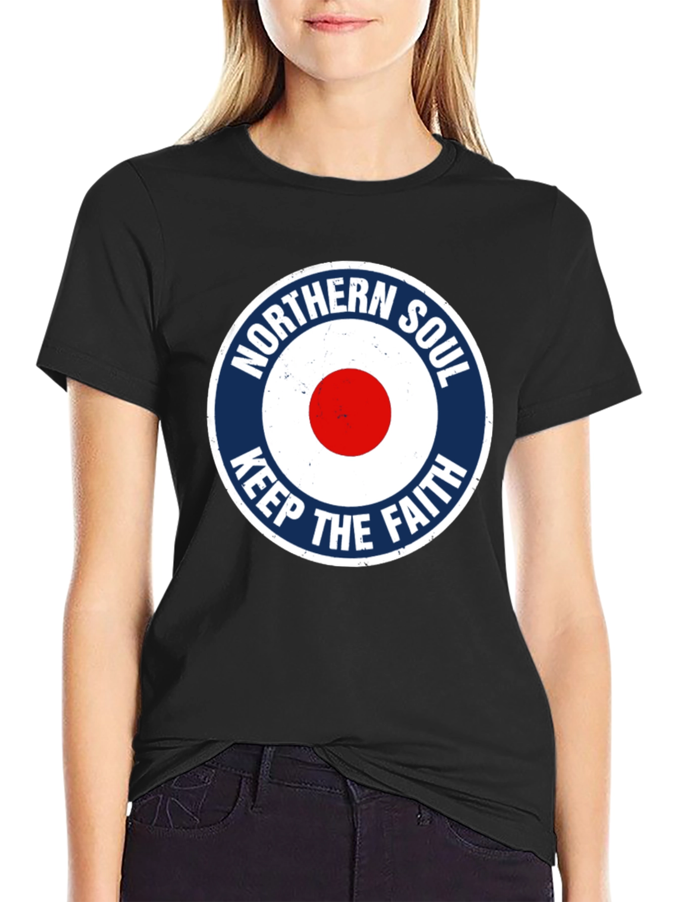 Northern Soul Keep The Faith Black T-Shirt