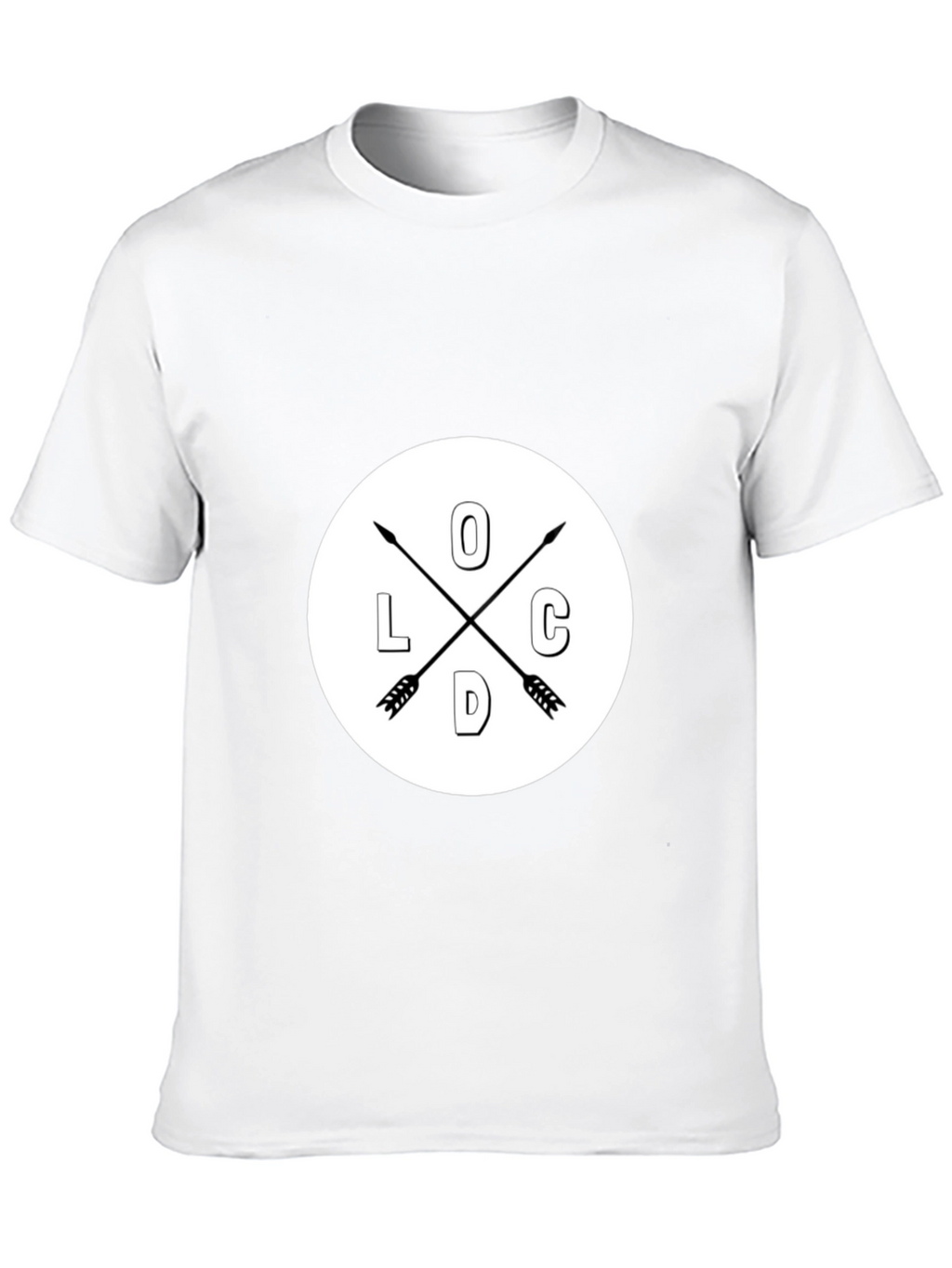 Cool Graphic Tee - Arrows and Initial Design