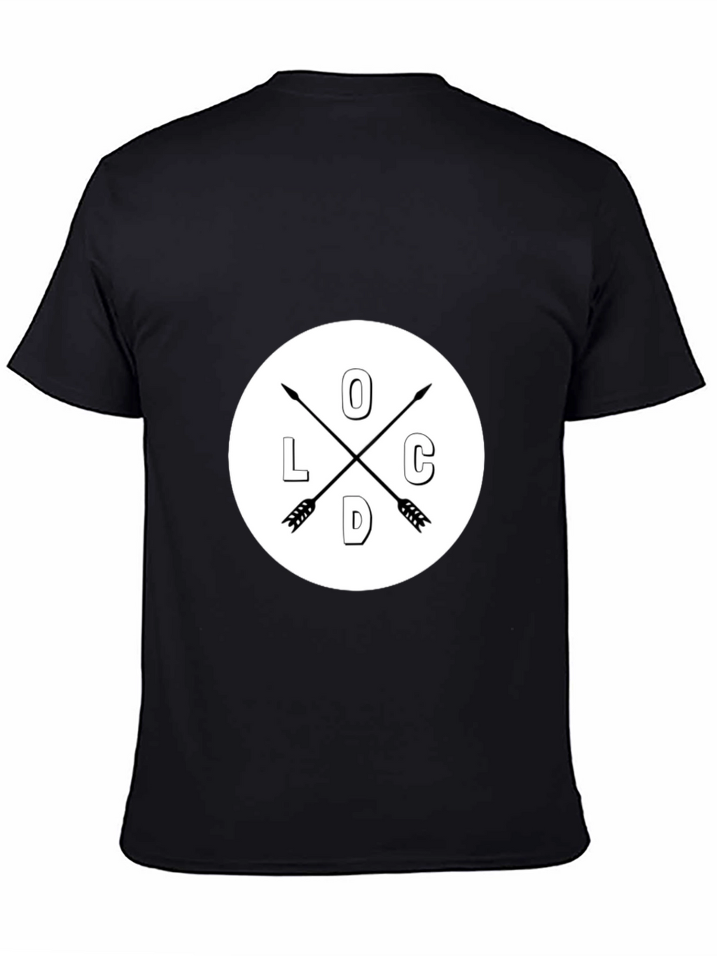 Cool Graphic Tee - Arrows and Initial Design