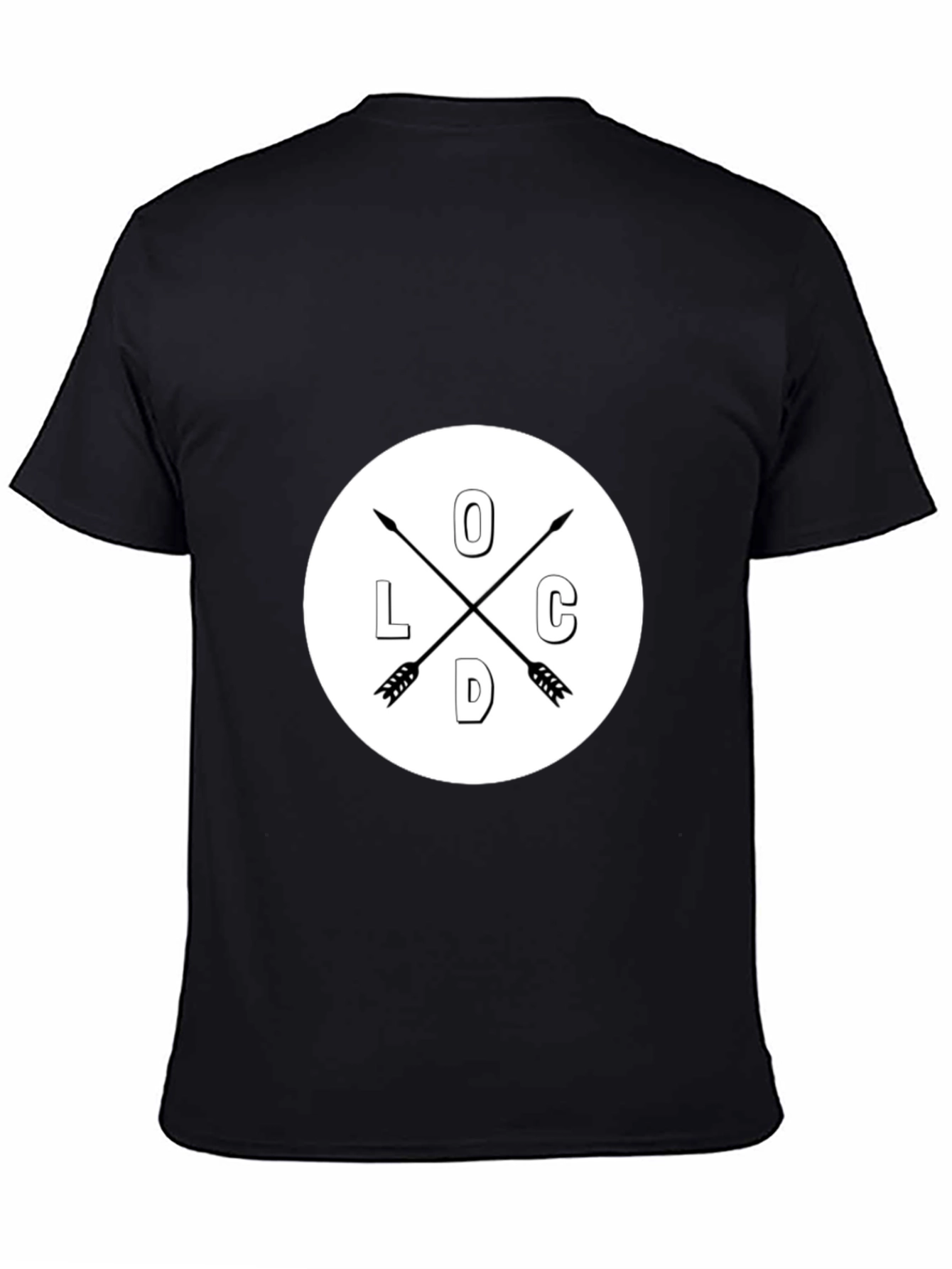 Cool Graphic Tee - Arrows and Initial Design