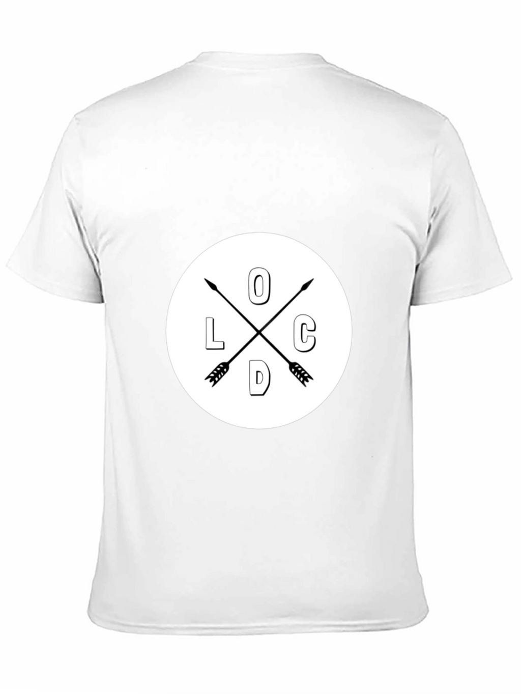 Cool Graphic Tee - Arrows and Initial Design