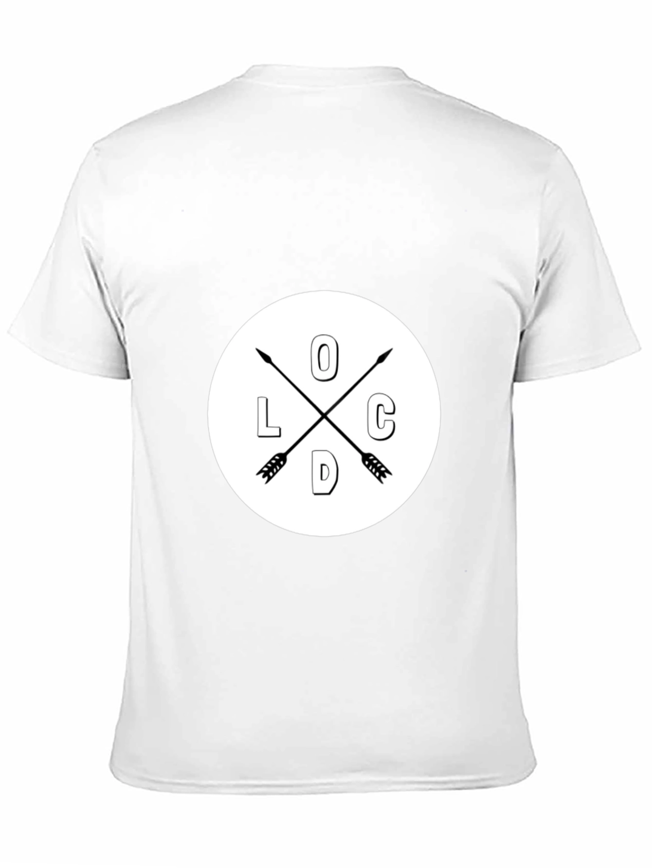 Cool Graphic Tee - Arrows and Initial Design