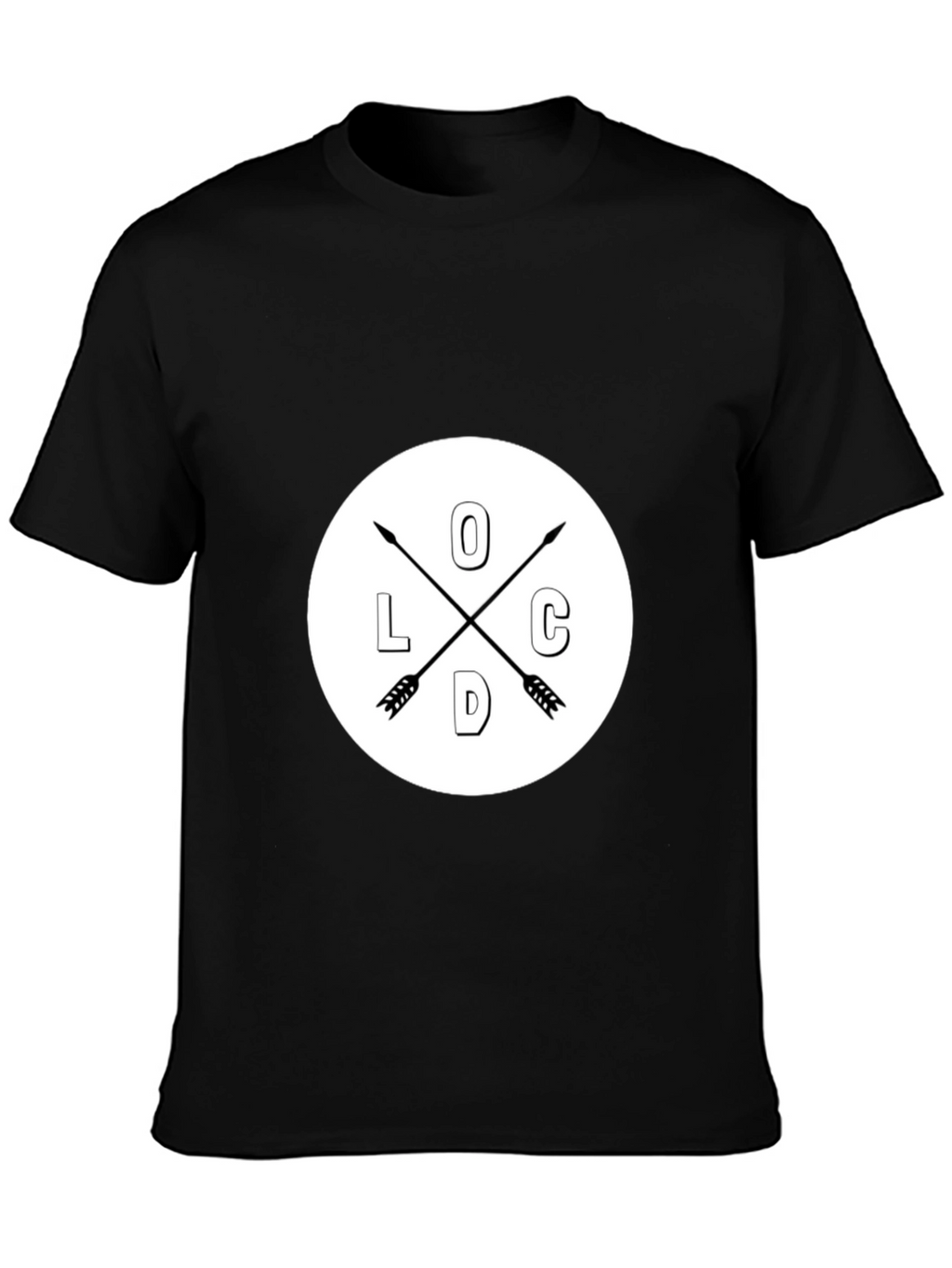 Cool Graphic Tee - Arrows and Initial Design
