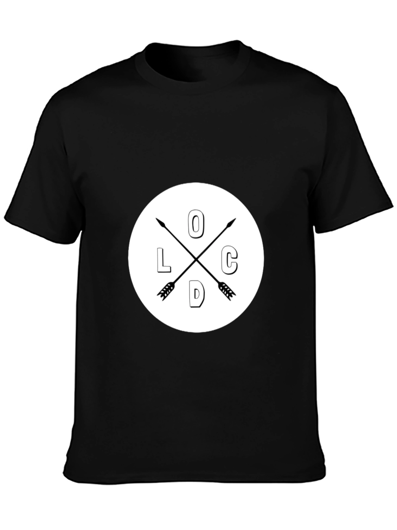 Cool Graphic Tee - Arrows and Initial Design