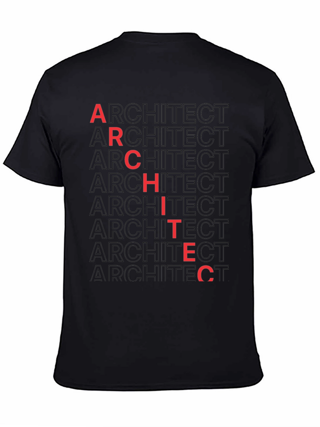 Architect Graphic Tee - Black Cotton Blend