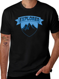 Explorer Mountain Graphic T-Shirt