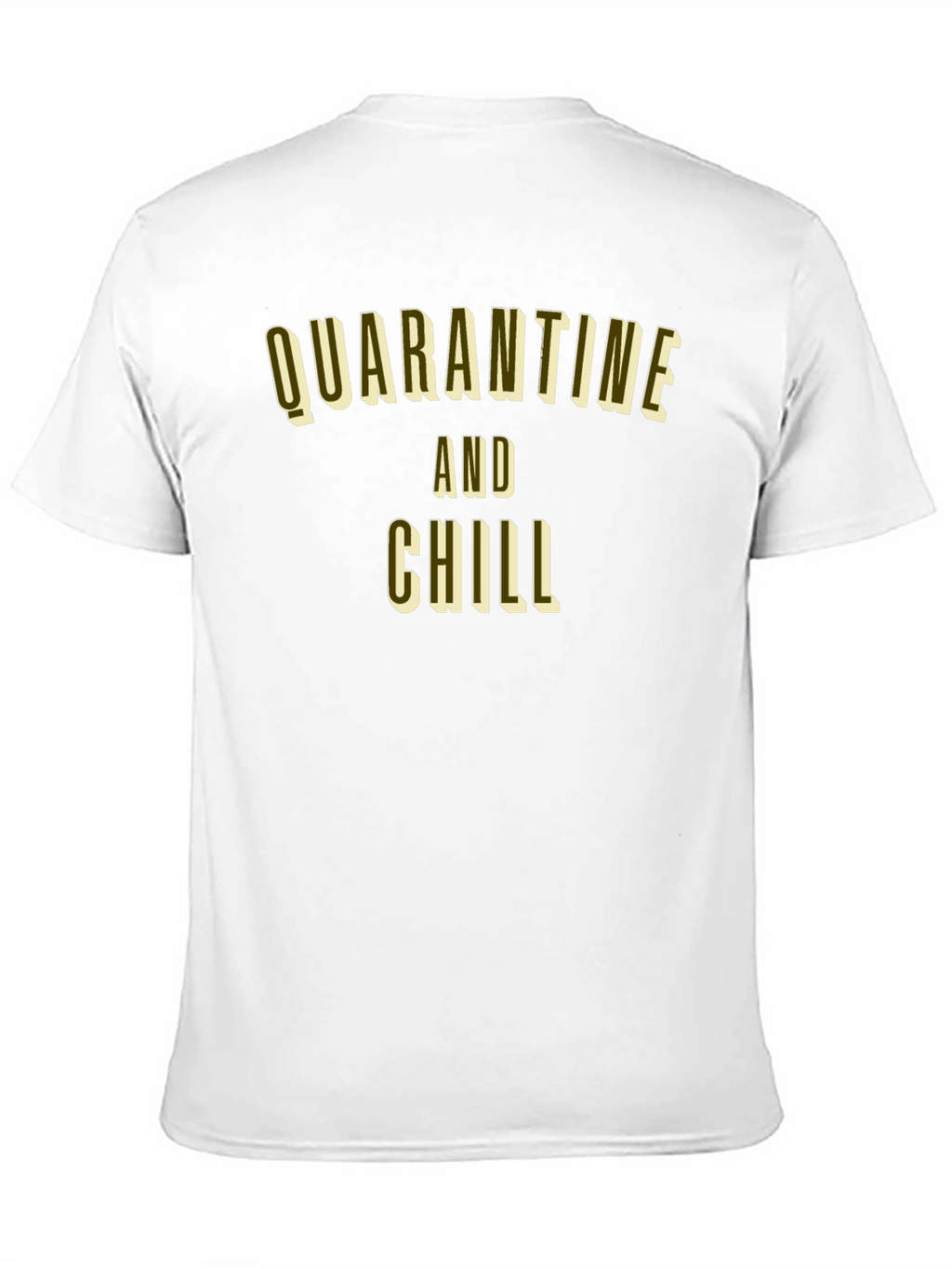 Quarantine and Chill Black Graphic Tee
