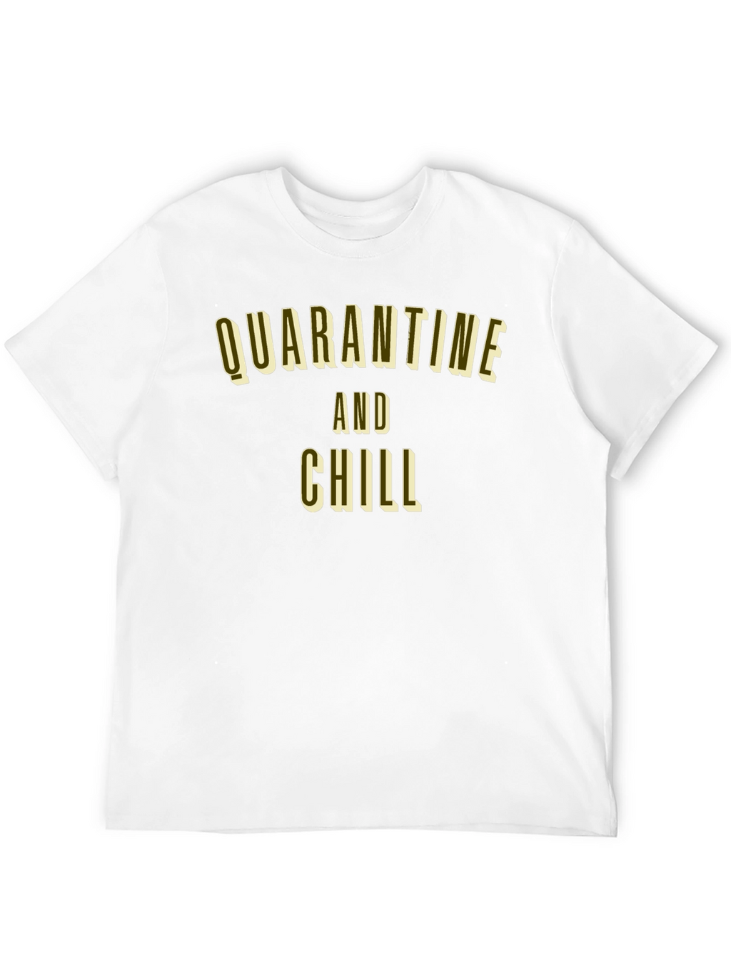 Quarantine and Chill Black Graphic Tee