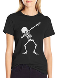 Skeleton Dab T-Shirt - Cool Halloween Style