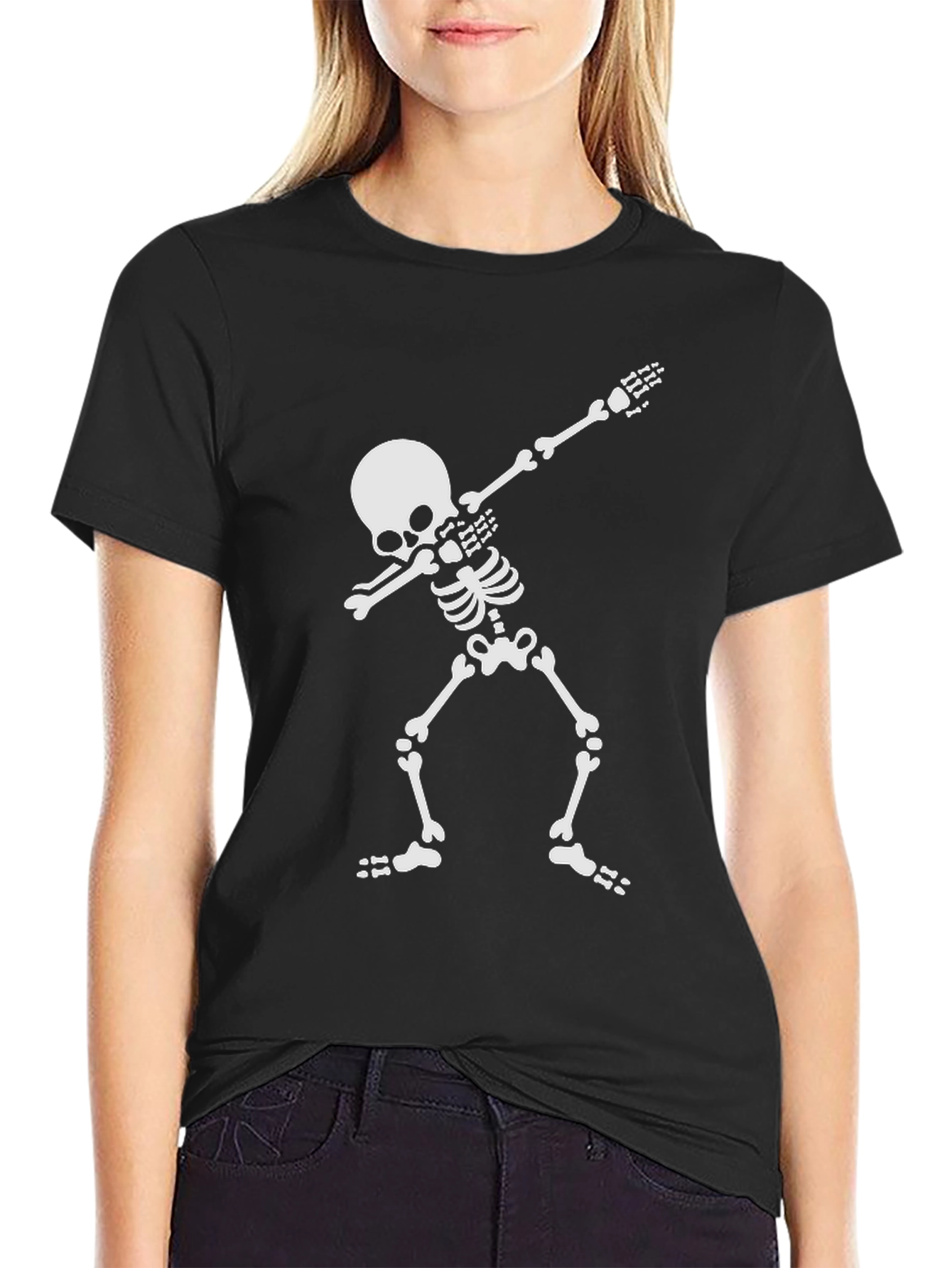 Skeleton Dab T-Shirt - Cool Halloween Style
