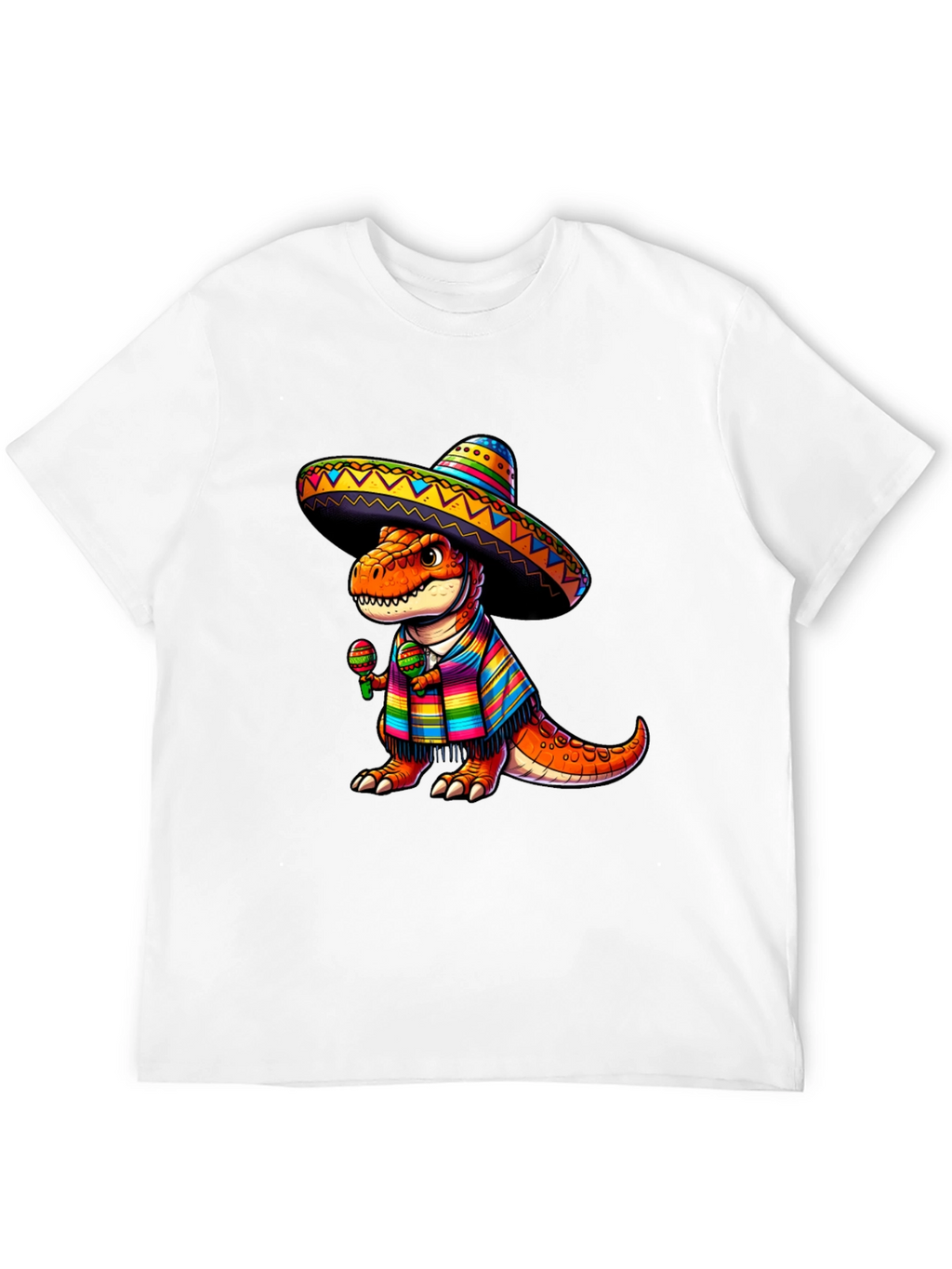 Dinosaur Fiesta T-Shirt - Cinco de Mayo Tee