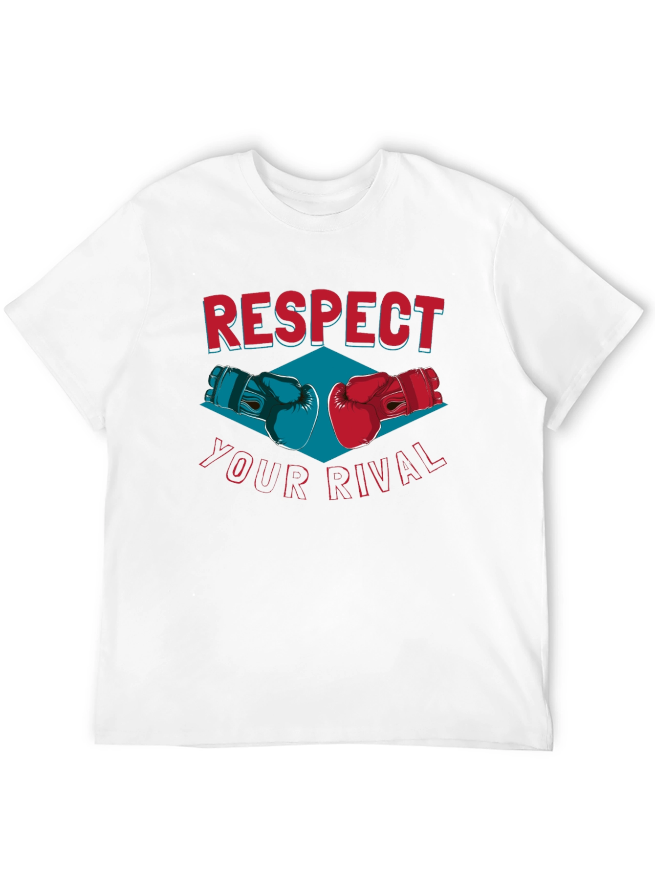 Respect Your Rival Boxing Gloves Graphic Tee