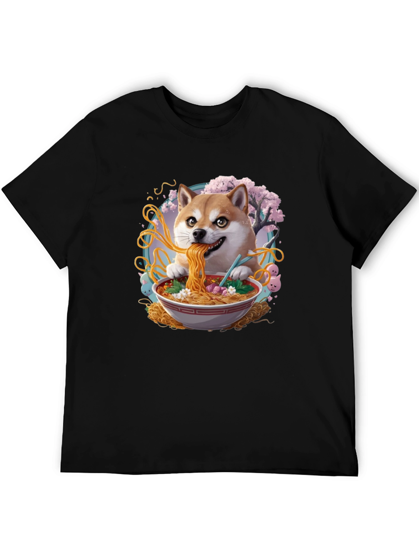 Shiba Inu Ramen T-Shirt - Anime Dog Tee