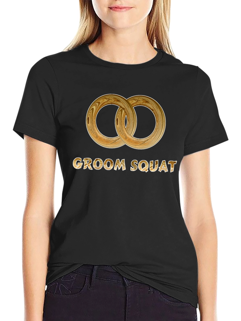 Groom Squad Wedding Rings Graphic Tee
