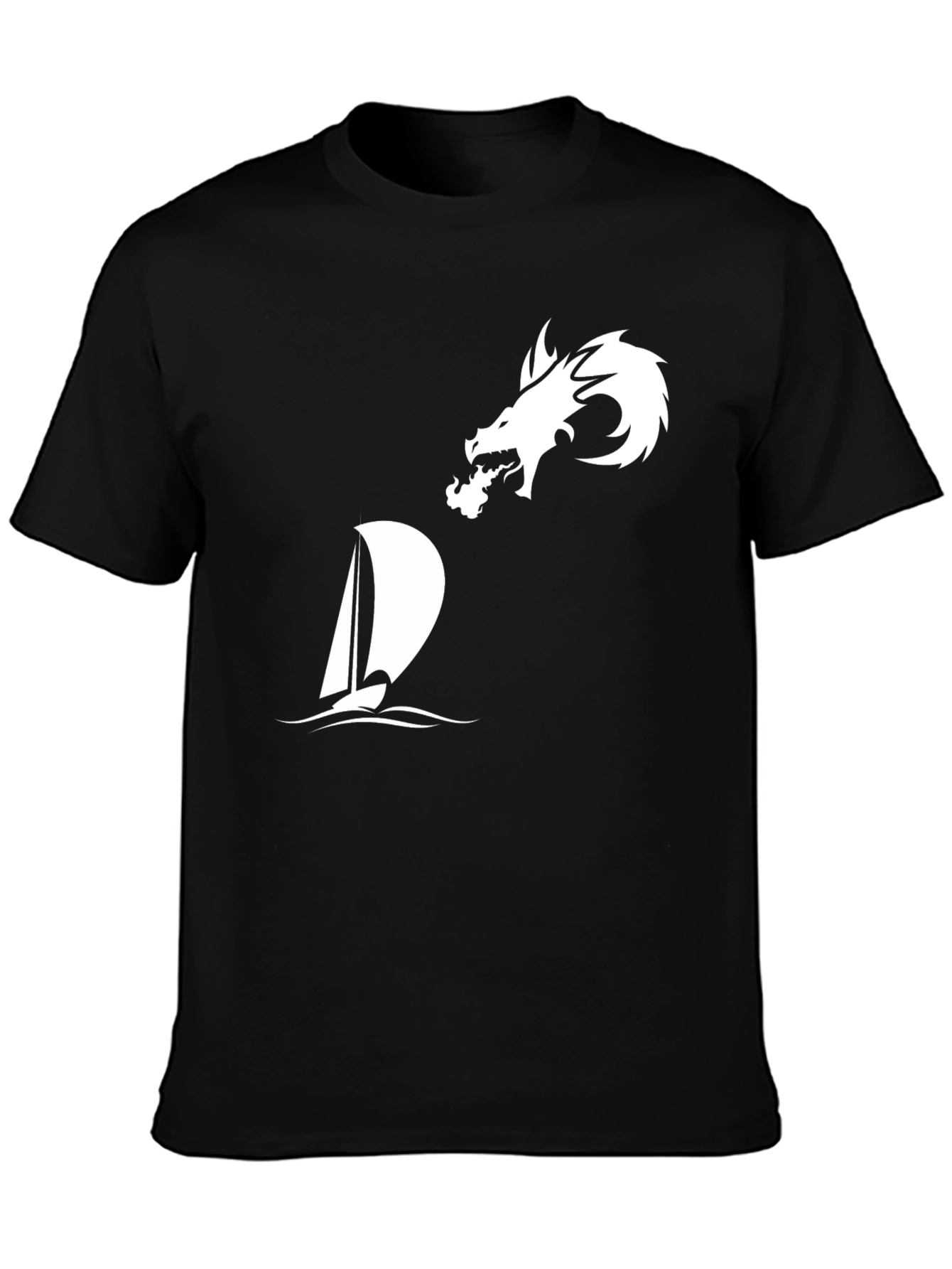 Dragon & Sailboat Graphic Tee