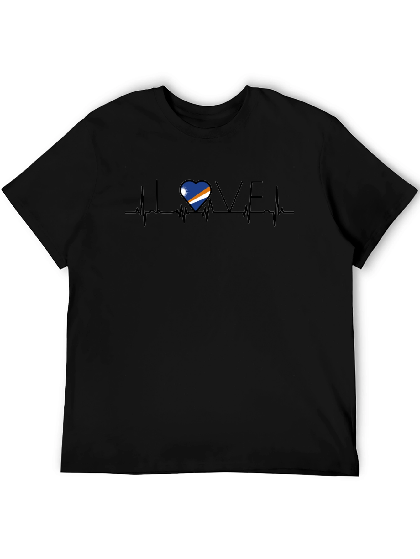 Marshall Islands Love Heartbeat T-Shirt