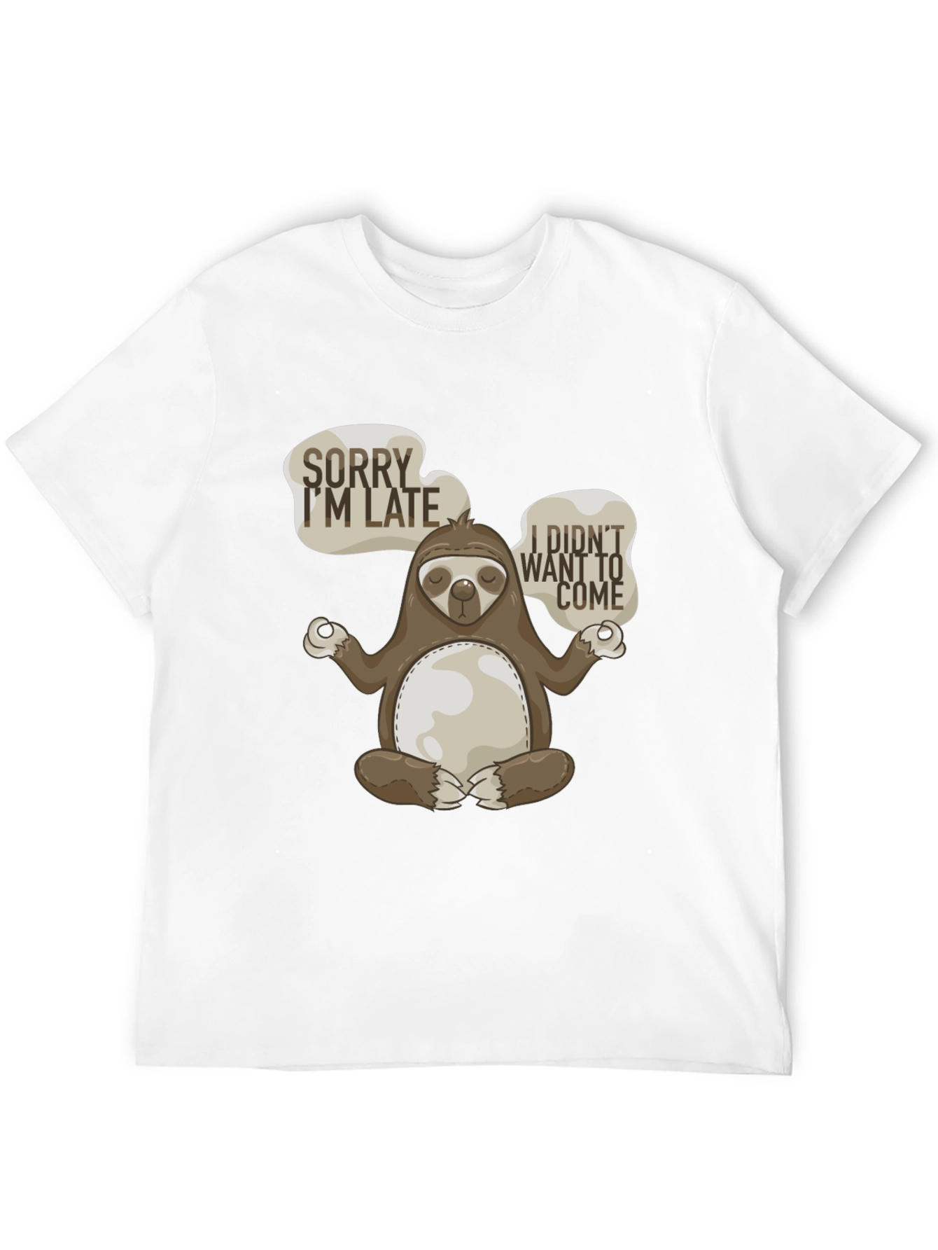 Sloth Sorry Im Late T-Shirt