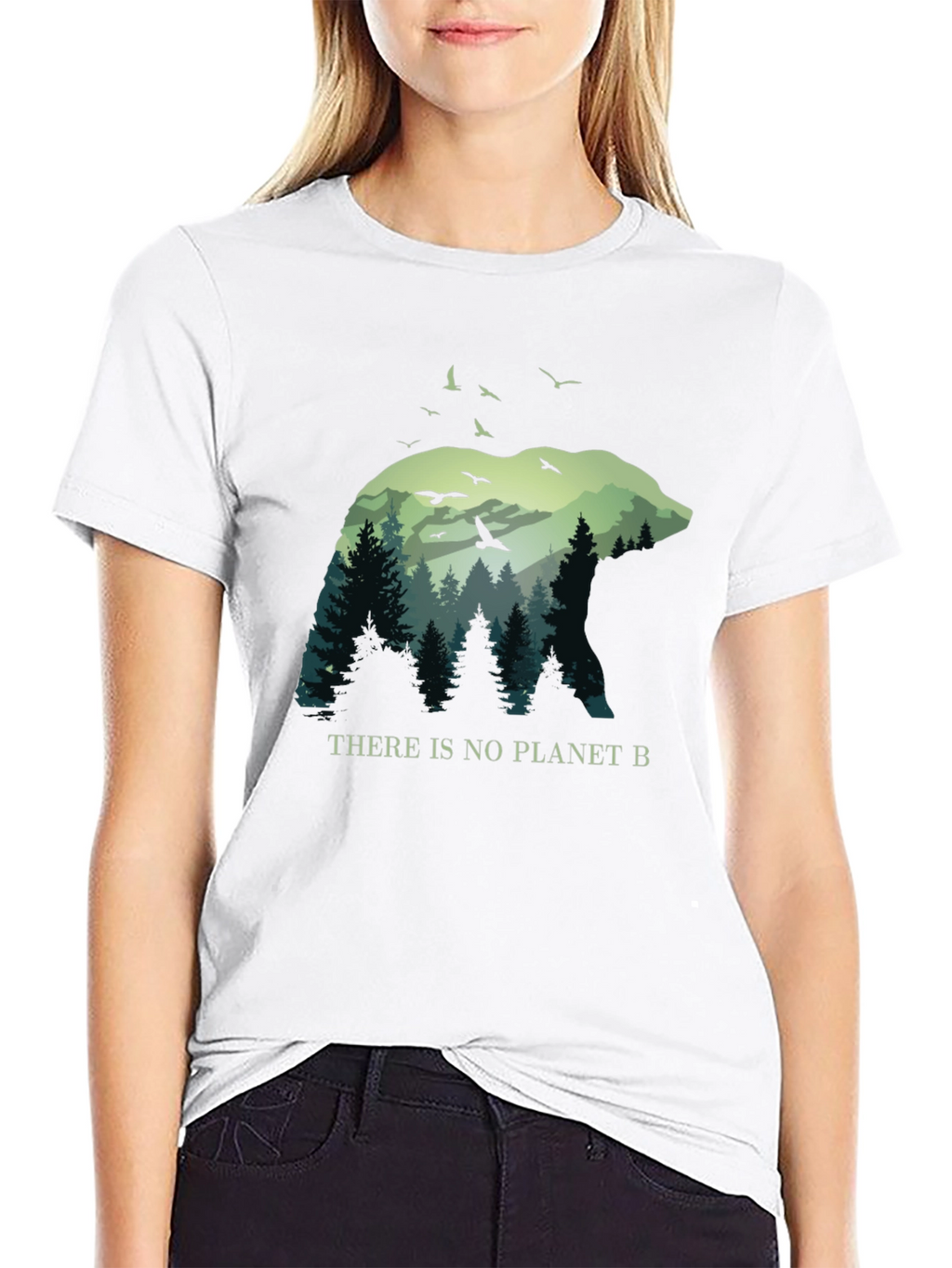 Bear & Forest Graphic Tee - Planet B