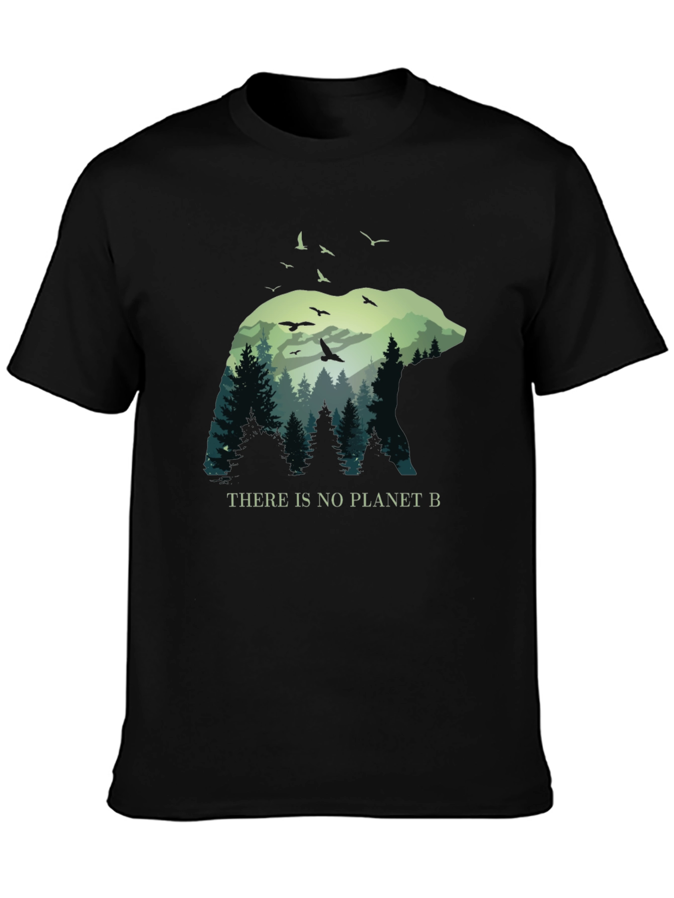 Bear & Forest Graphic Tee - Planet B