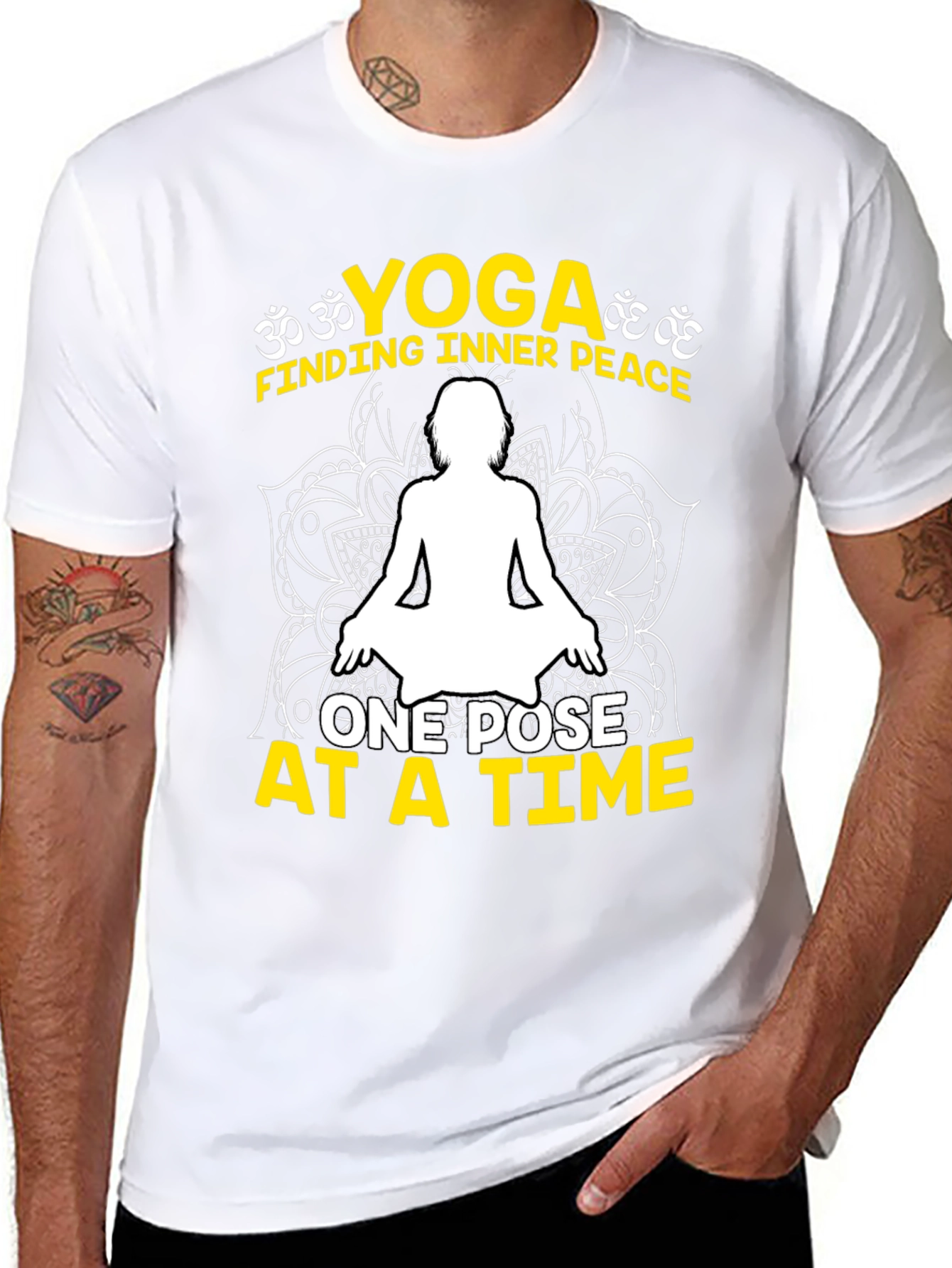 Yoga Inner Peace Graphic T-Shirt
