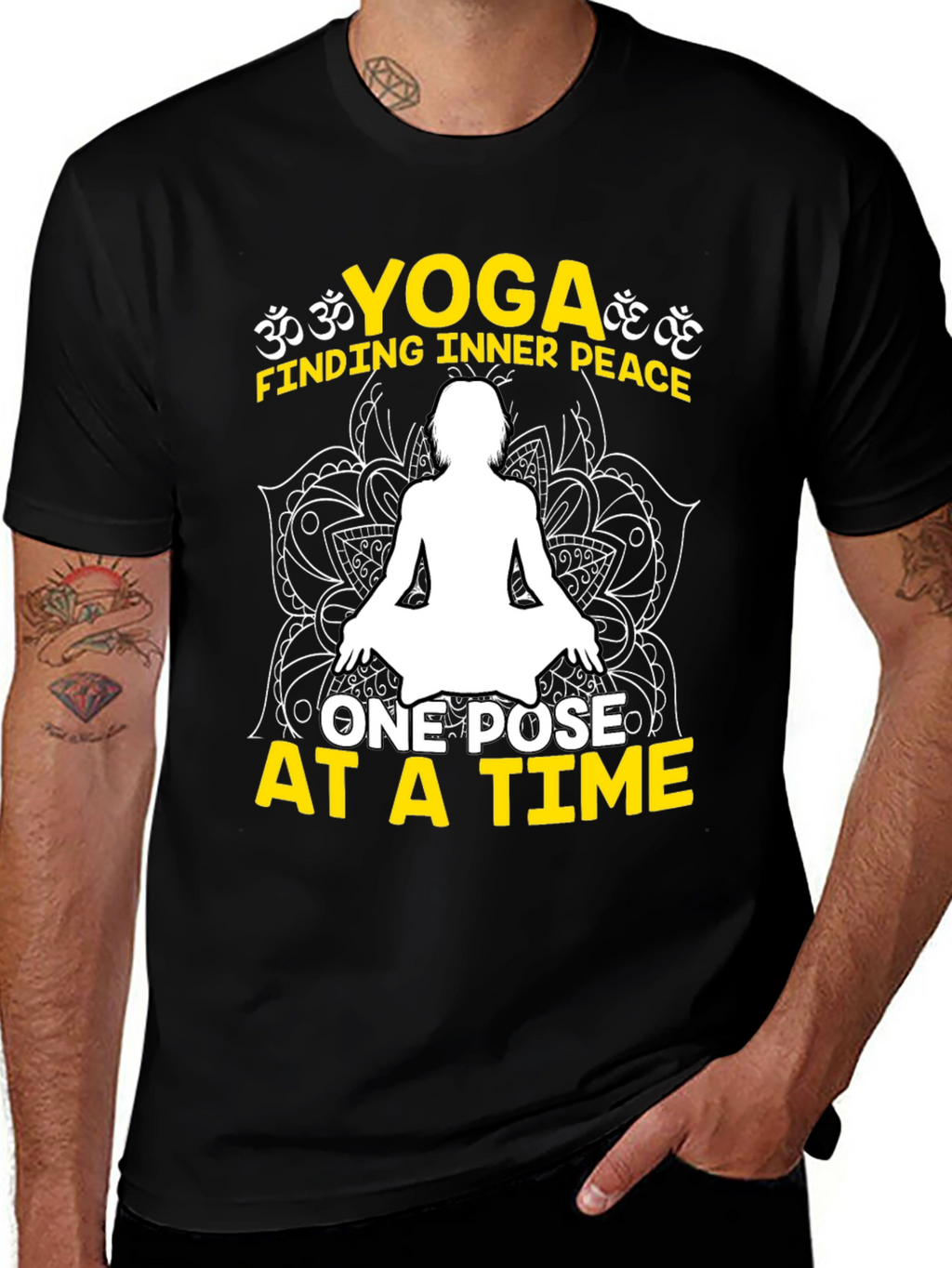 Yoga Inner Peace Graphic T-Shirt